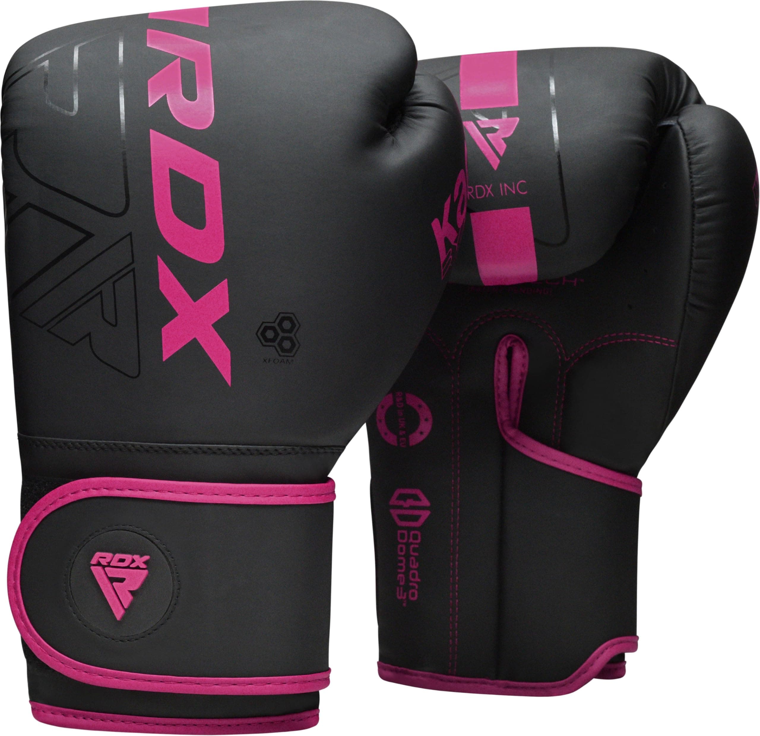 RDX Kids Boxing Gloves Sparring and Muay Thai Maya Hide Leather, KARA Patent Pending Junior Training Mitt for Kickboxing, Punch Bag, Focus Pads, MMA, Thai Pad, Double End Ball Punching Fight Gloves