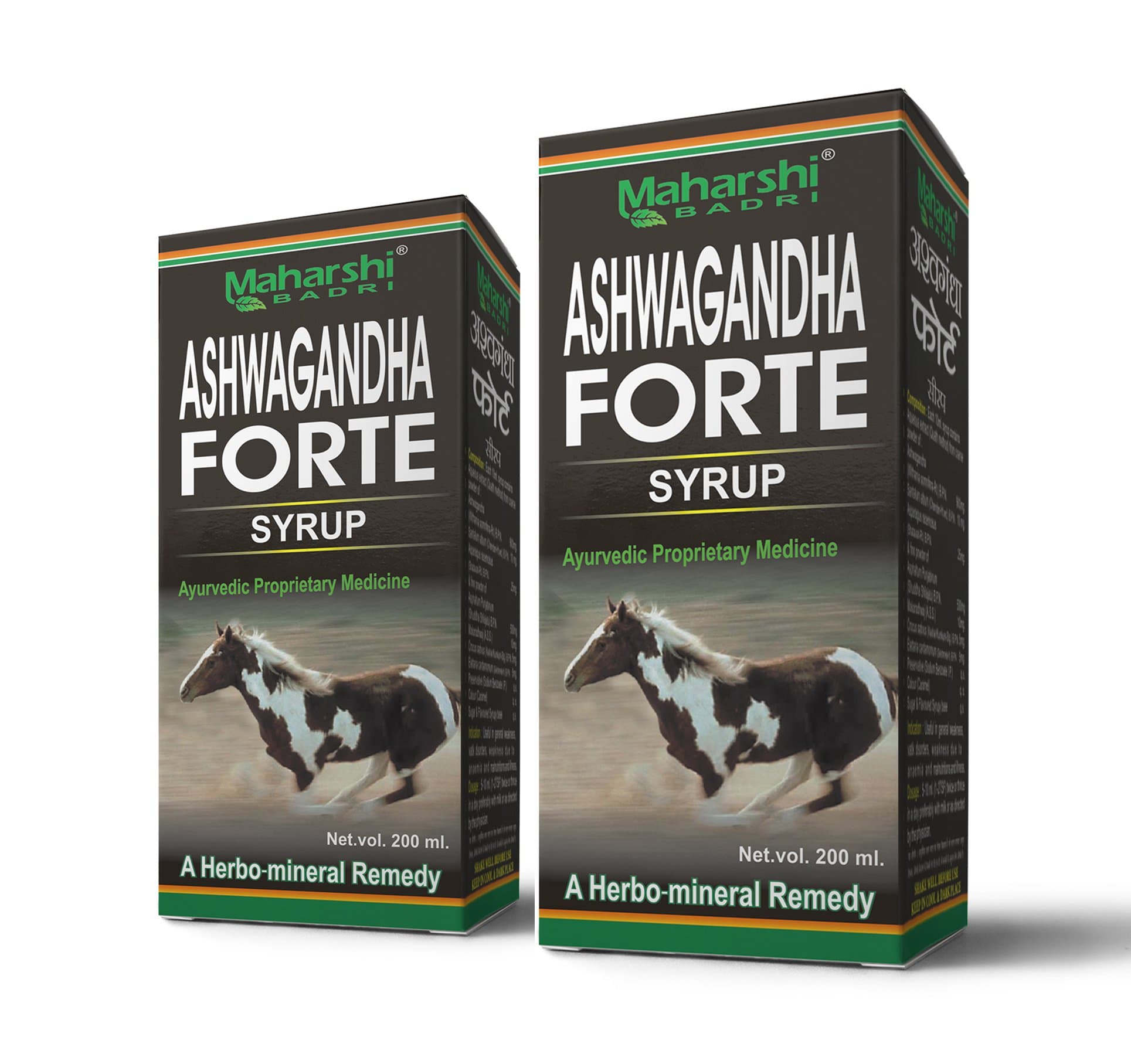 Maharshi Ashwagandha forte Syrup - 400 ml (Pack of 2)