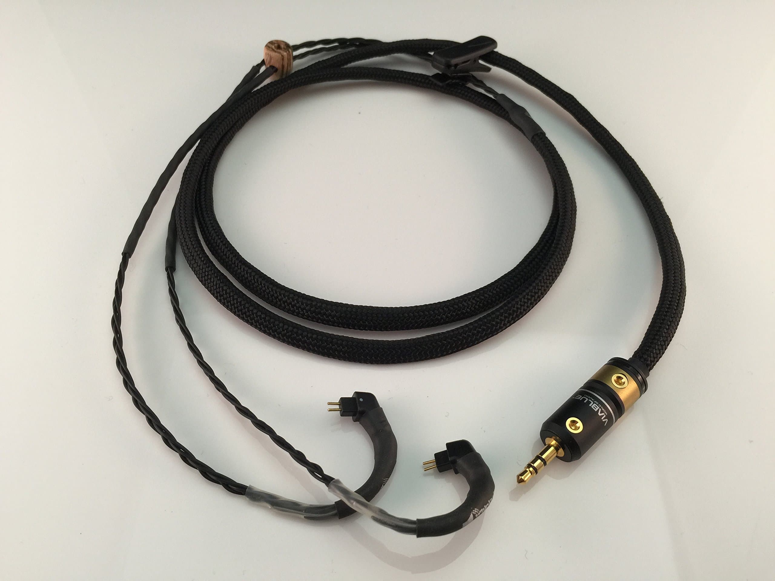 Whiplash Audio TWag v3 T Series CIEM (Two-Pin) Replacement Upgrade cable for JHAudio / Westone / 1964ears / Vision Ears / Unique Melody / NOBLE / Empire Ears and more other custom in ear monitors