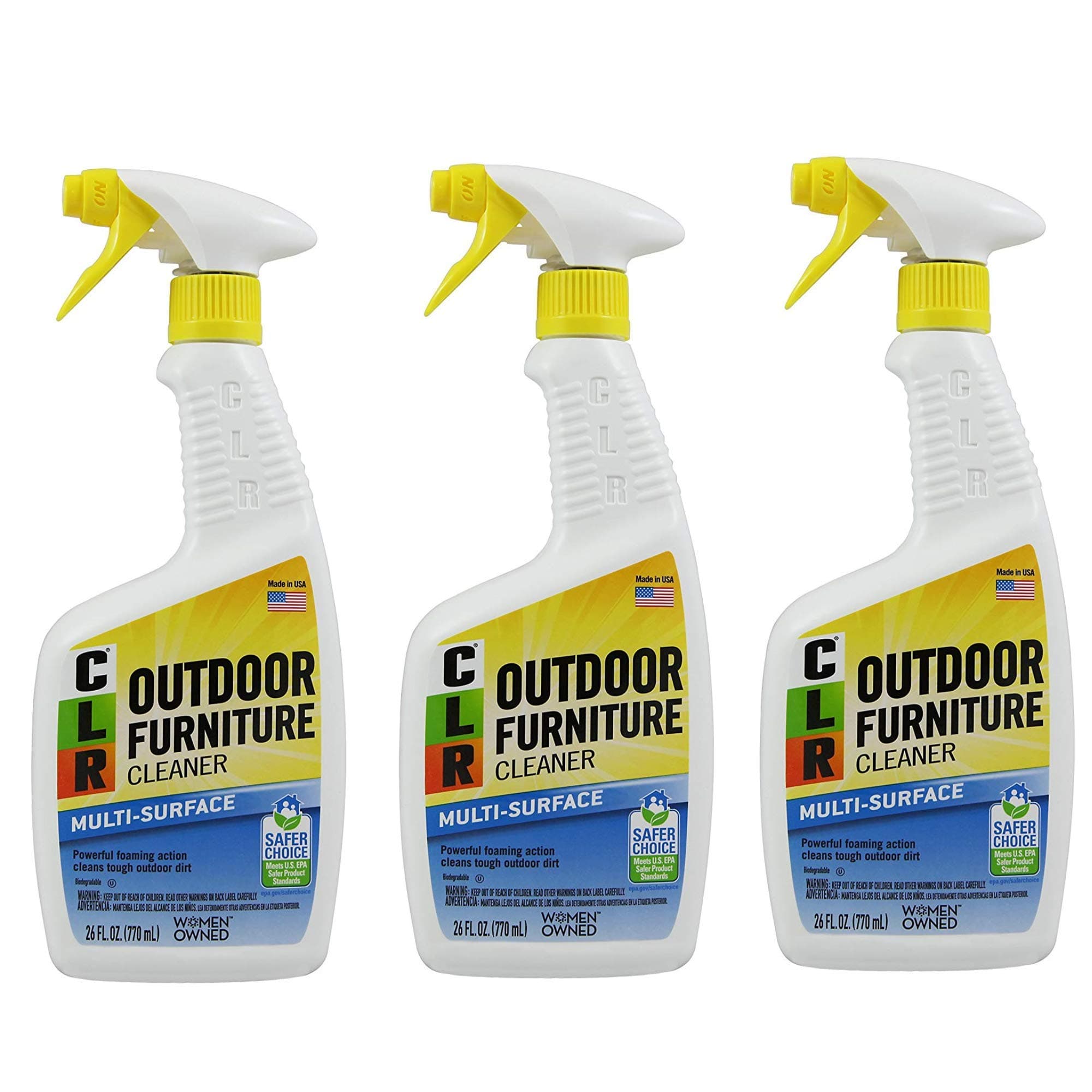 CLRPB-OF-26 Outdoor Furniture Cleaner, 26-Ounce (3)U.S. EPA Safer Choice