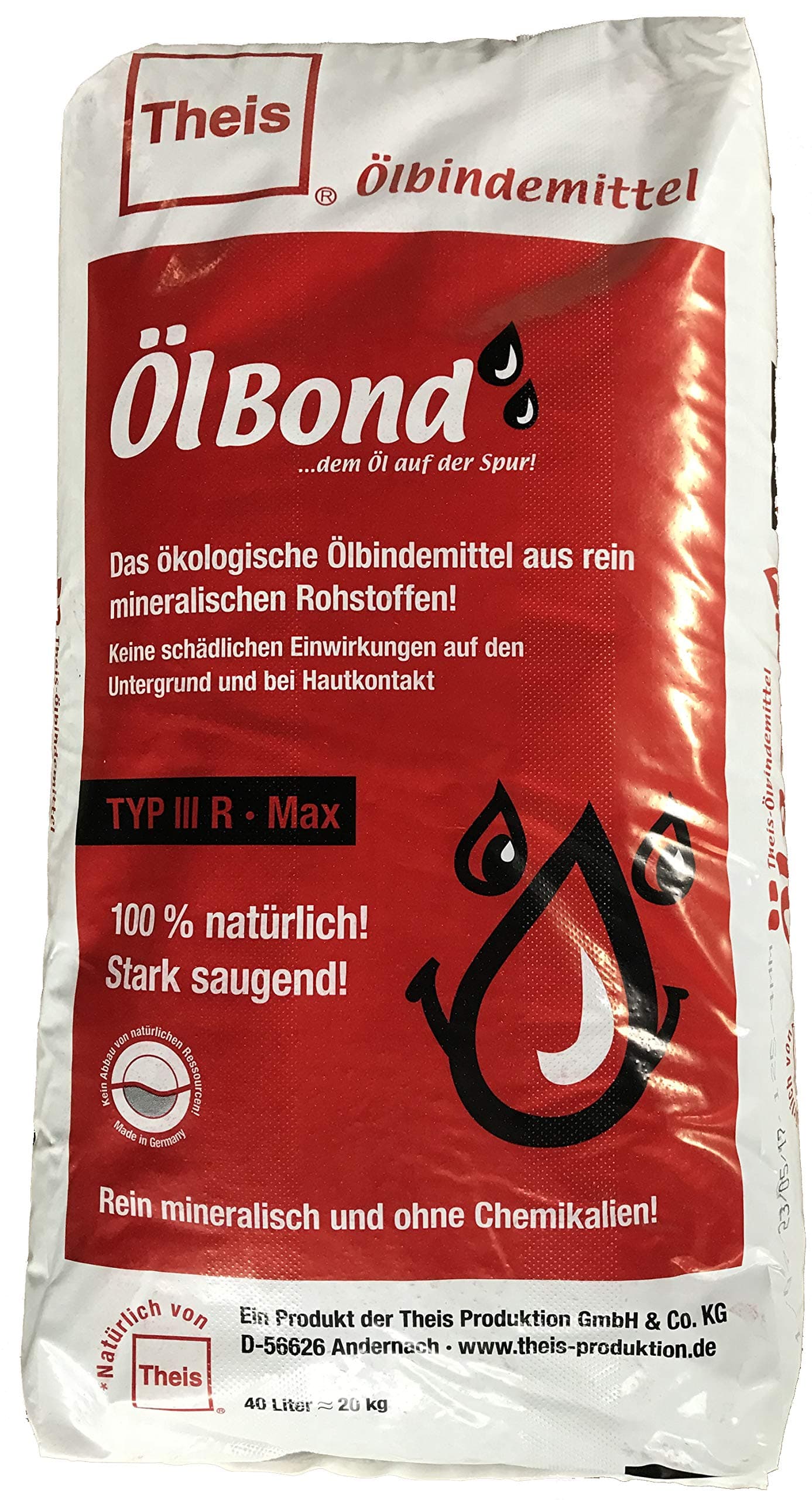 40L Ölbinder Ölbindemittel 3 Fine Super Strength Type Made in Germany