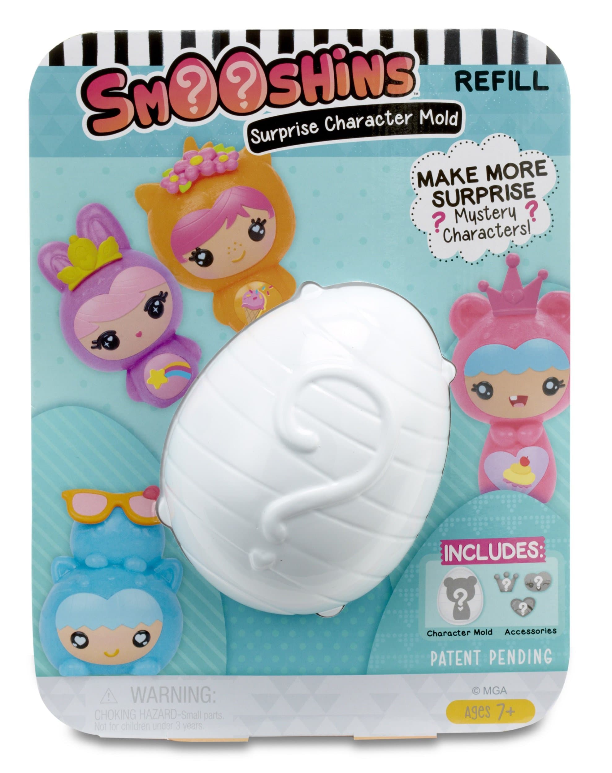 Smooshins Surprise Character Mold Refill Style 3 Doll