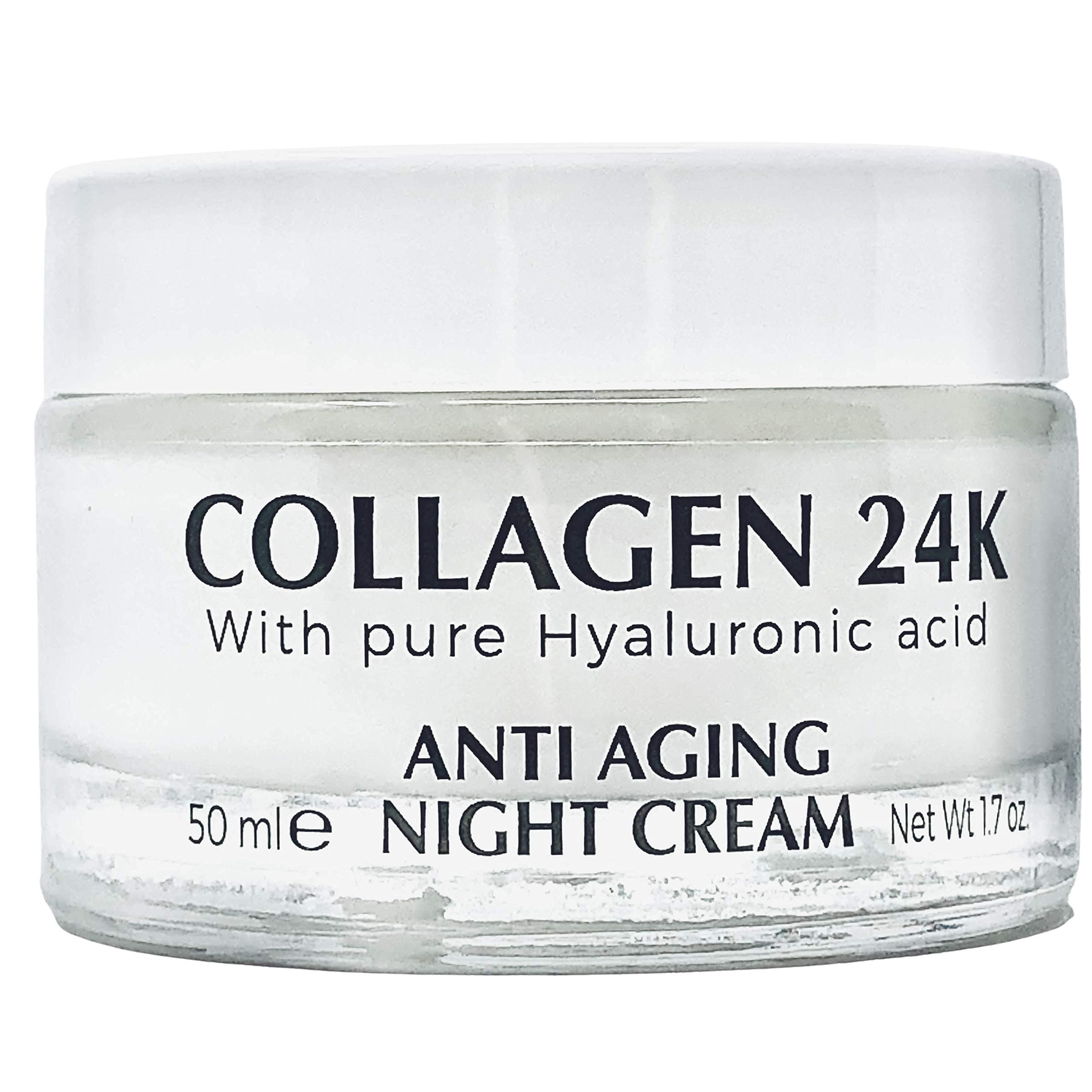 DELFANTI Milano Collagen 24K Anti-Ageing Night Face Cream Anti-Ageing Night Cream Made in Italy 50 ml