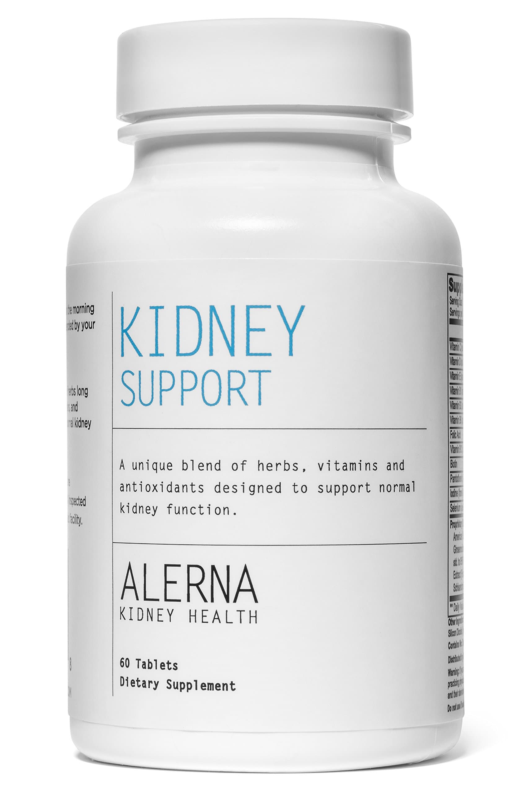 Alerna: Kidney Support and Detox (1 Bottle) - 60 Vegetarian Tablets
