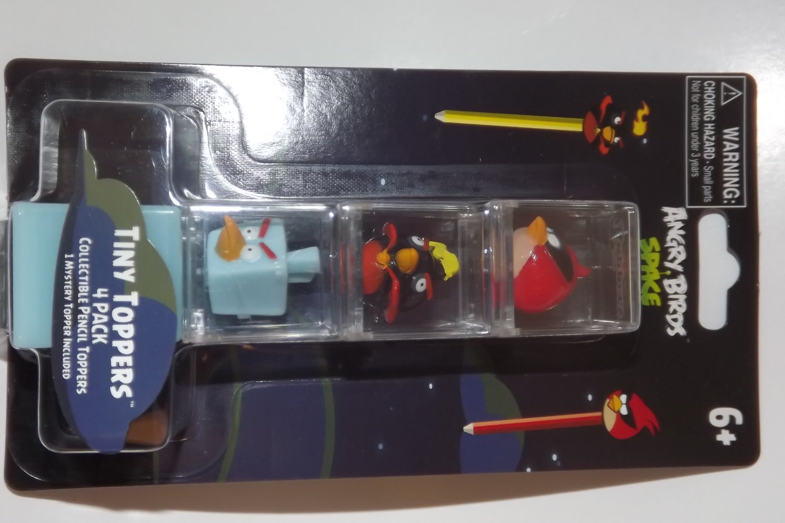Angry Bird 4 pack Collectible pencil Toppers