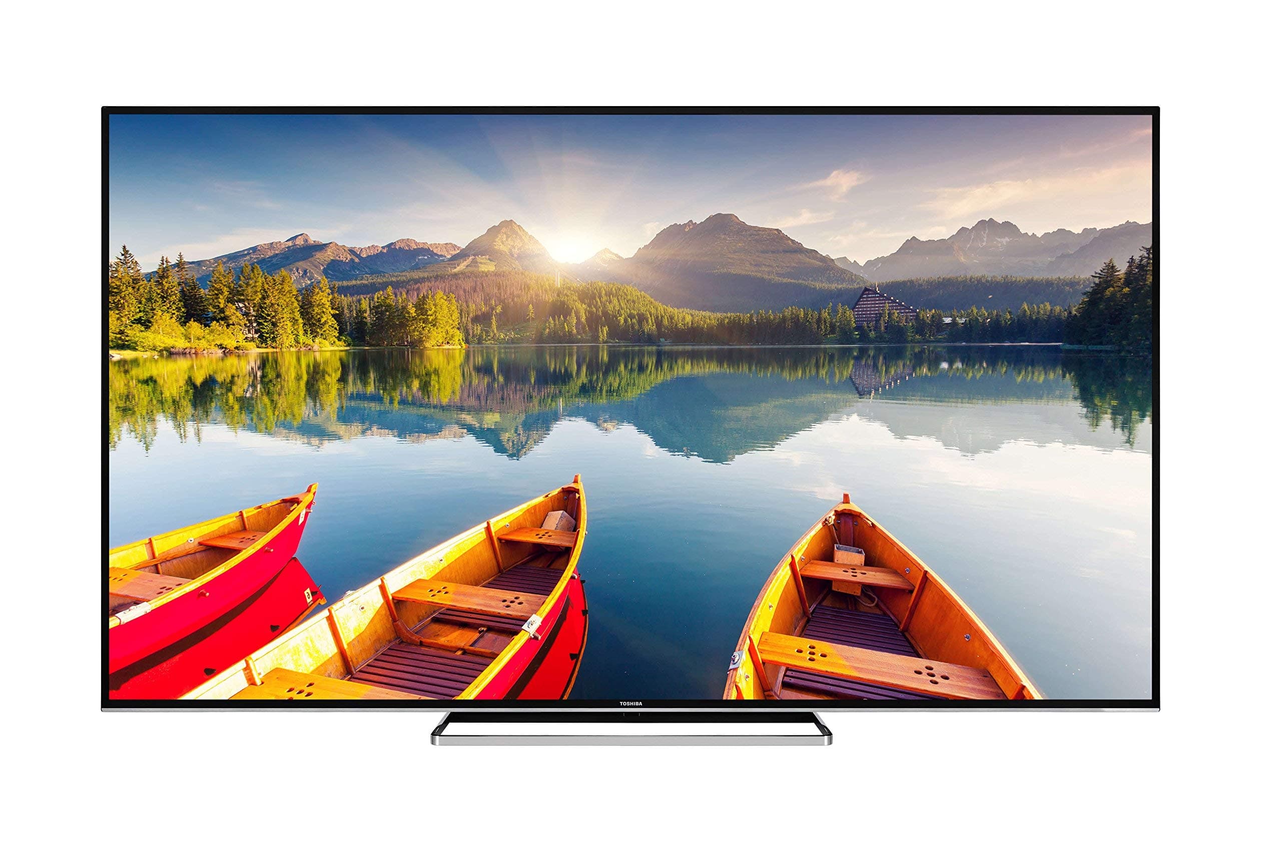Toshiba TV 75U6863DB 75-Inch Smart 4K Ultra-HD HDR LED TV with Freeview Play - Black/Silver