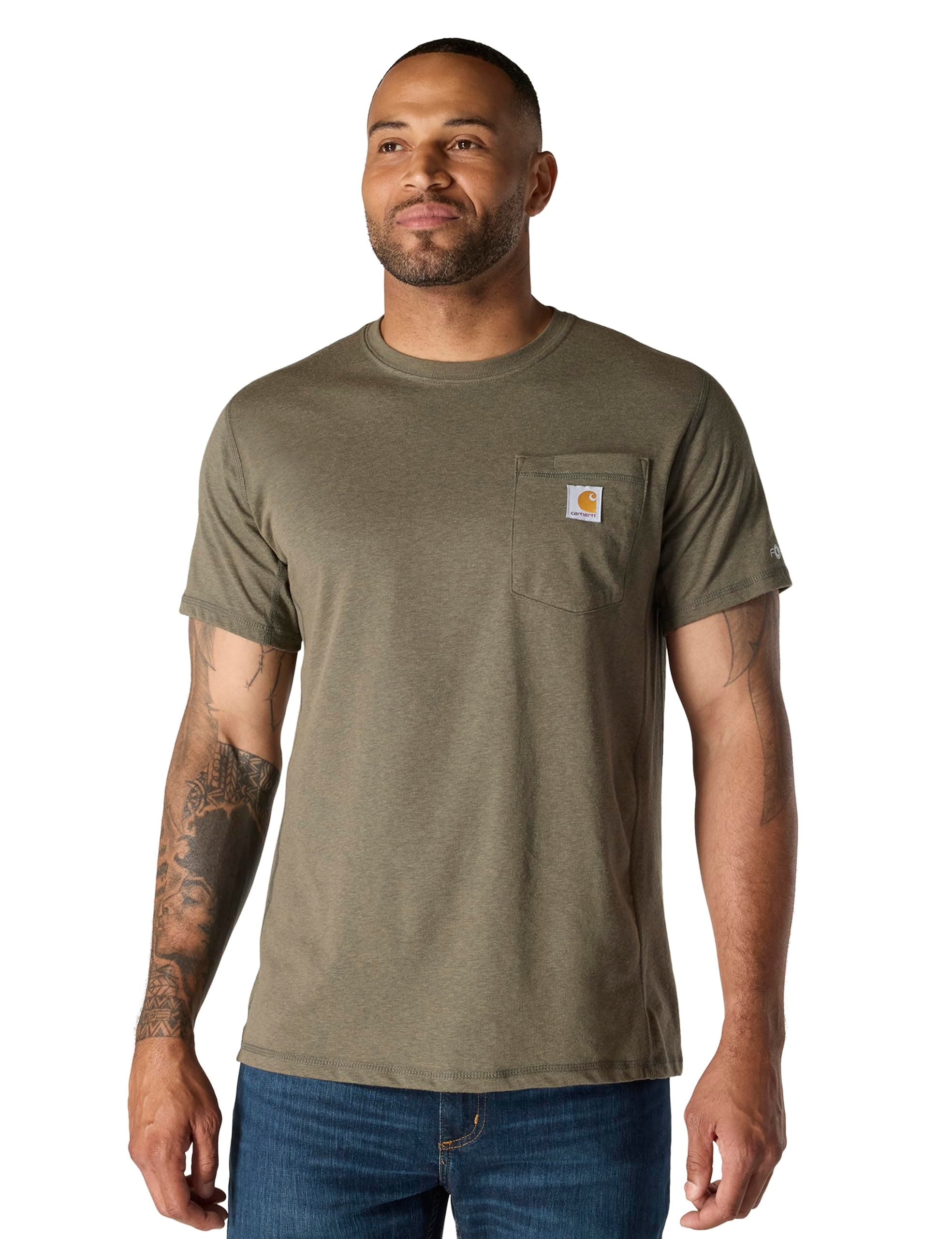 Men's Force Relaxed Fit Midweight Short-Sleeve Pocket T-Shirt