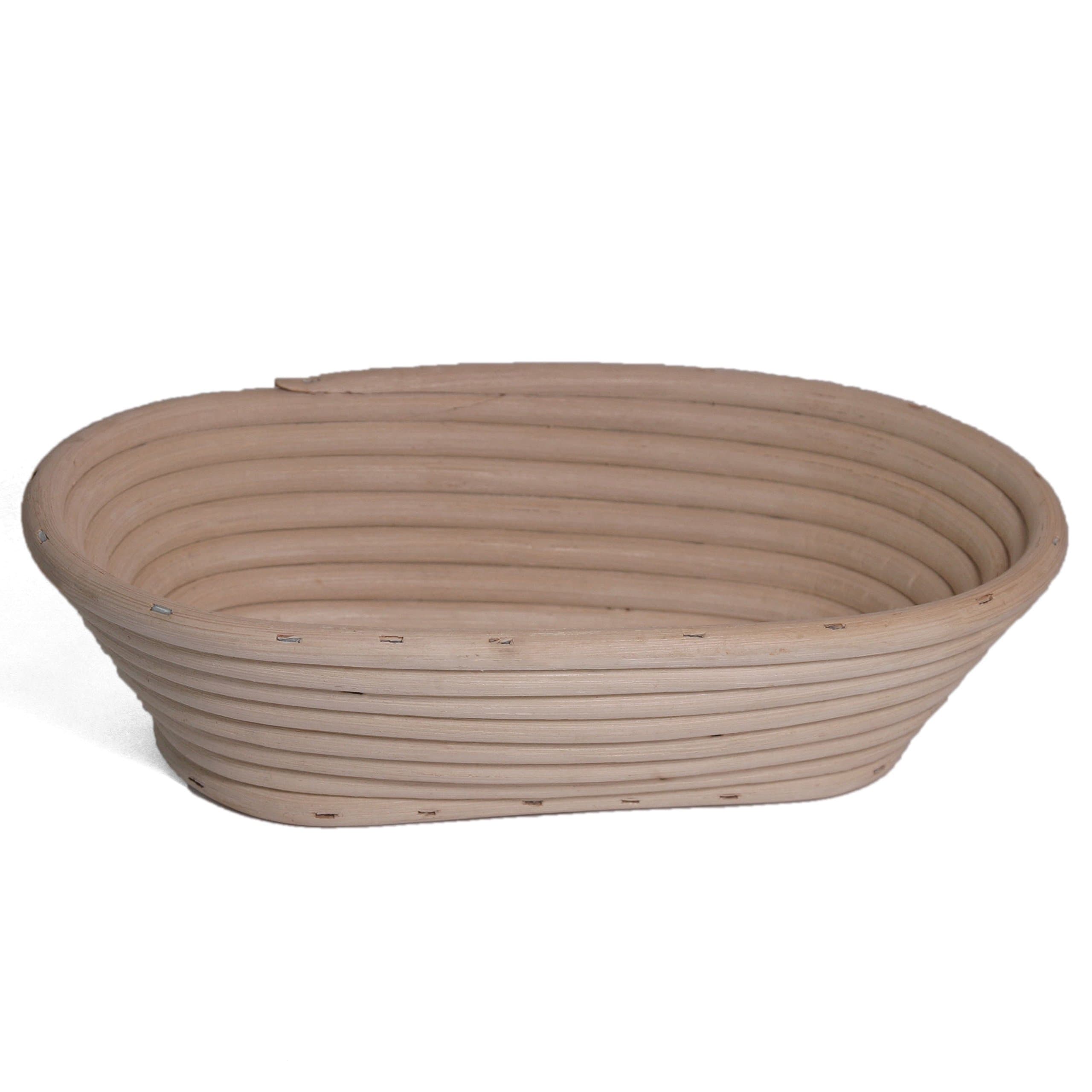 10-inch Low Oval Banneton Proofing Basket