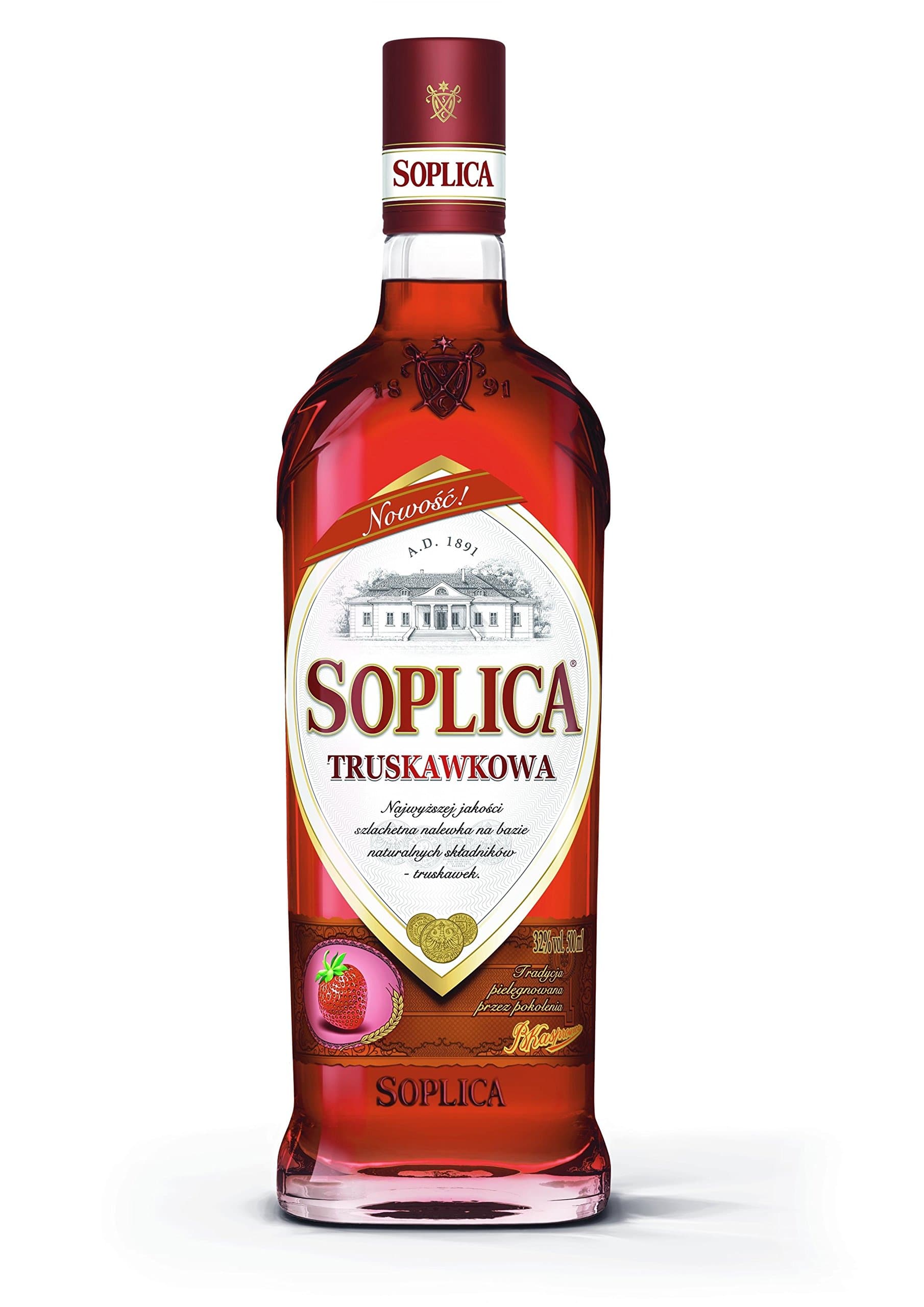 Soplica Strawberry Truskawkowa/CZARNA Porzeczka from Poland (0.5 L)