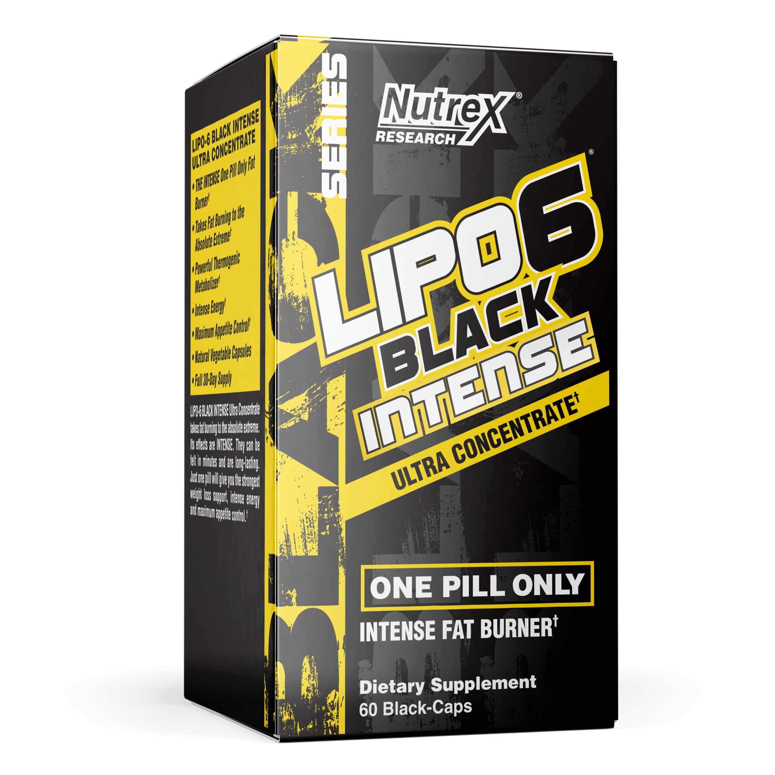 Nutrex Research Lipo-6 Black Intense Ultra Concentrate | Intense Thermogenic Fat Burner