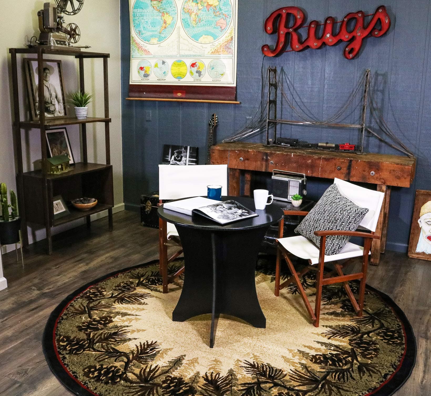 Mayberry Rugs AD3823 Area Rug, 5'3" Round, 21 Sq Ft