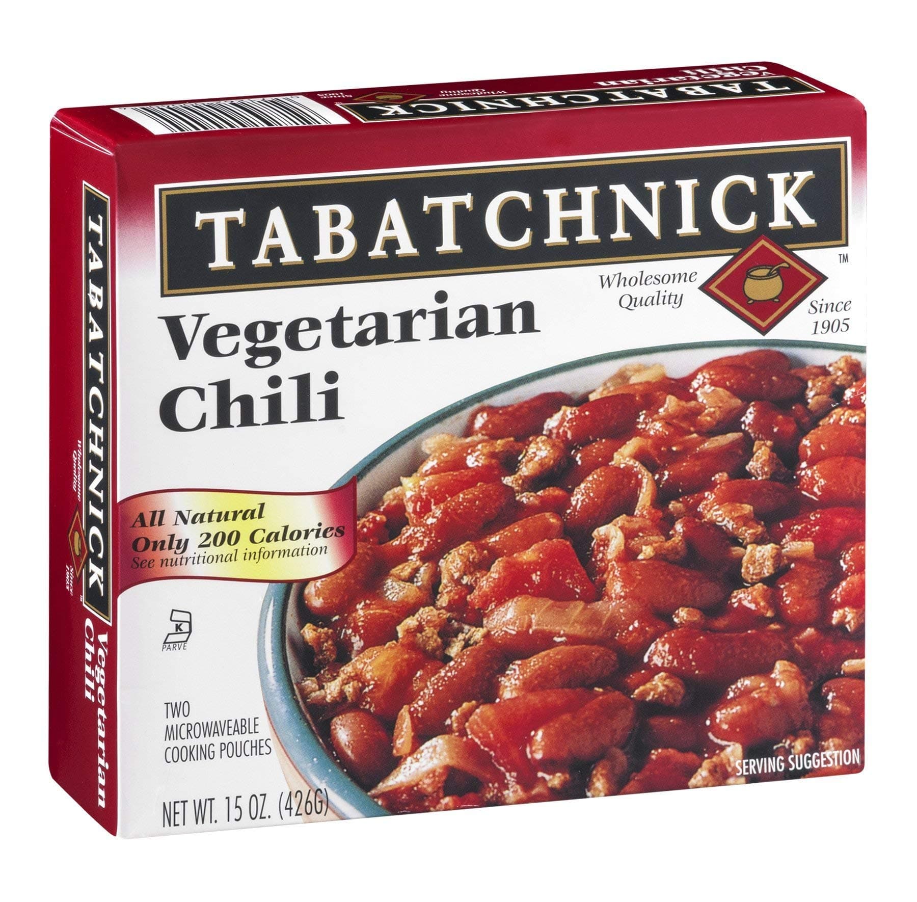 TABATCHNICK SOUP CHILI VEGETARIAN 15OZ