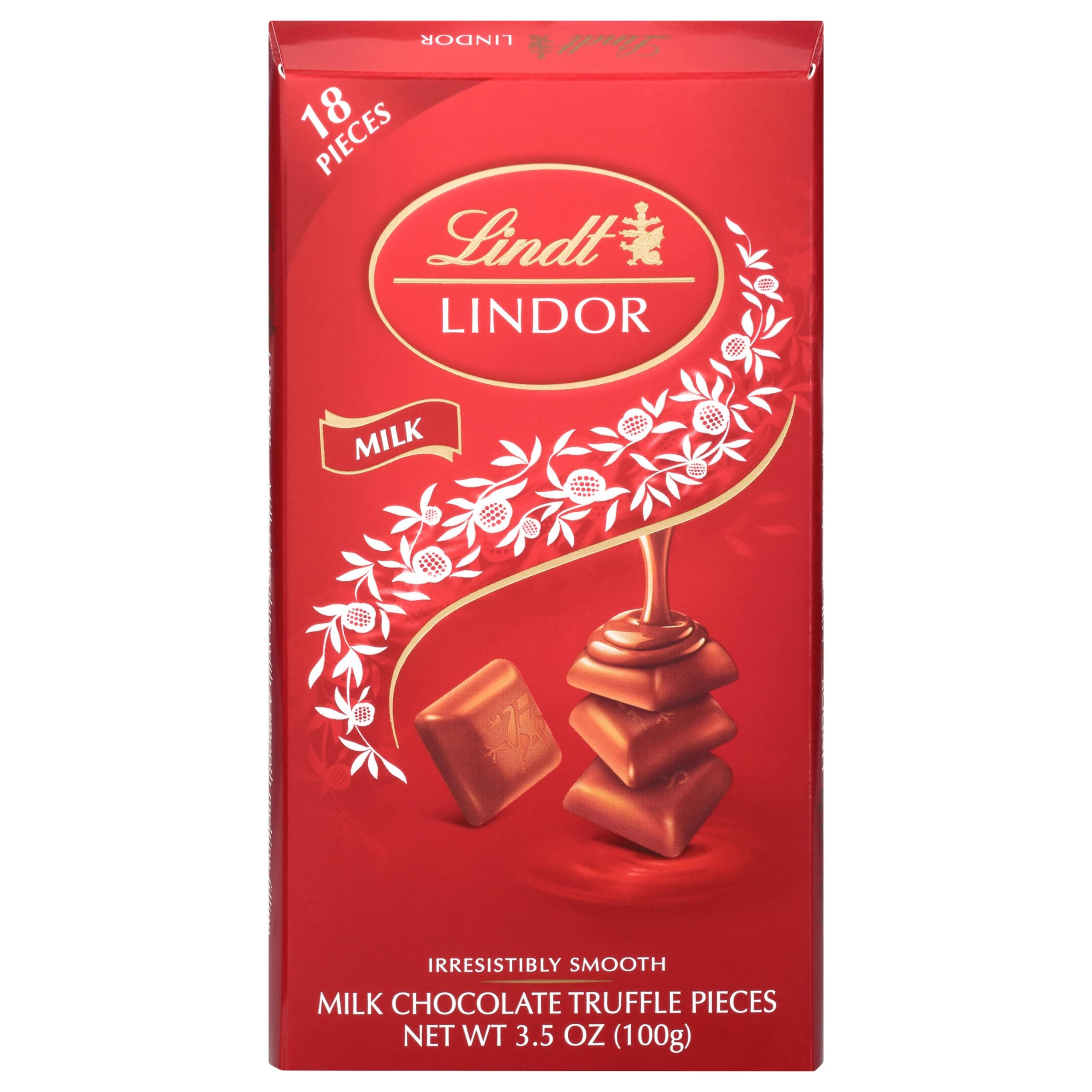 LINDOR Milk Chocolate Truffle Bar, Chocolate Candy Bar with Smooth Center, 3.5 oz.