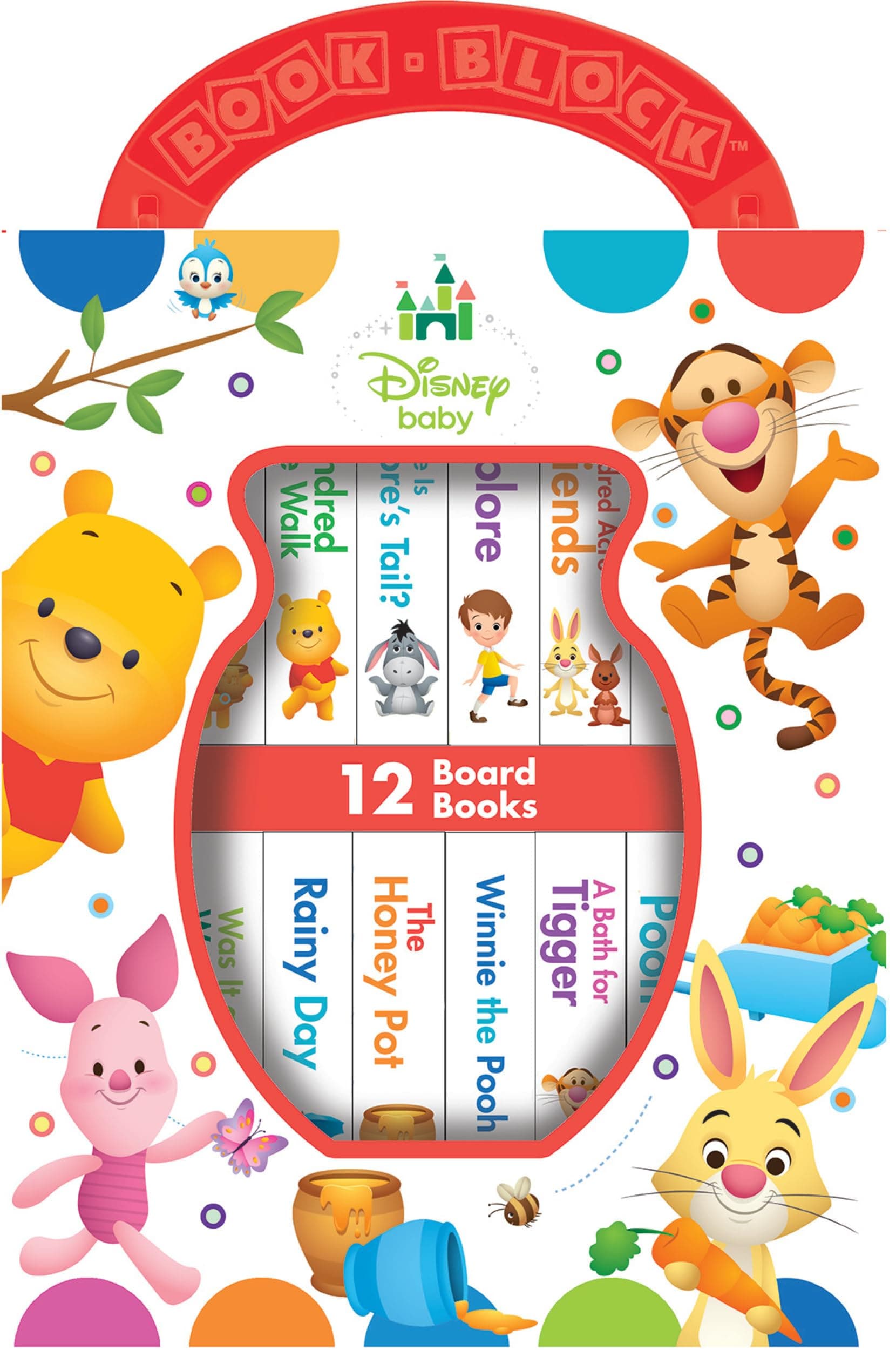 Disney Baby - Winnie the Pooh - My First Library Board Book Block 12-Book Set