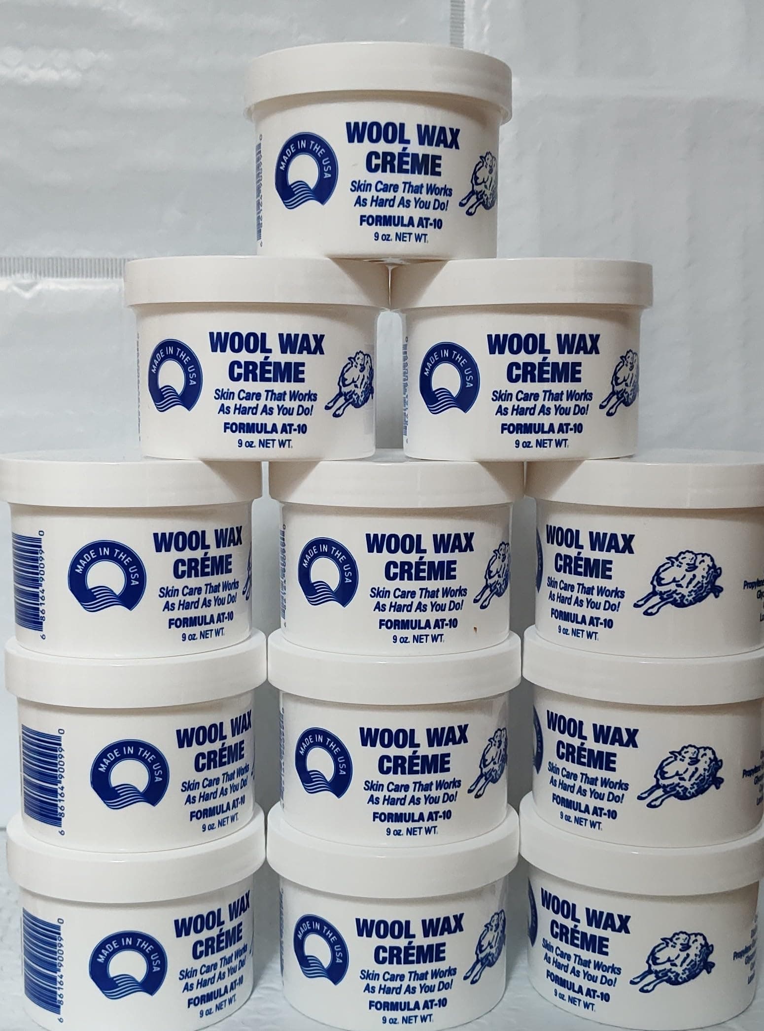 Wool Wax Creme Skin Care Formula At-10 9 Oz. (Pack of 12)