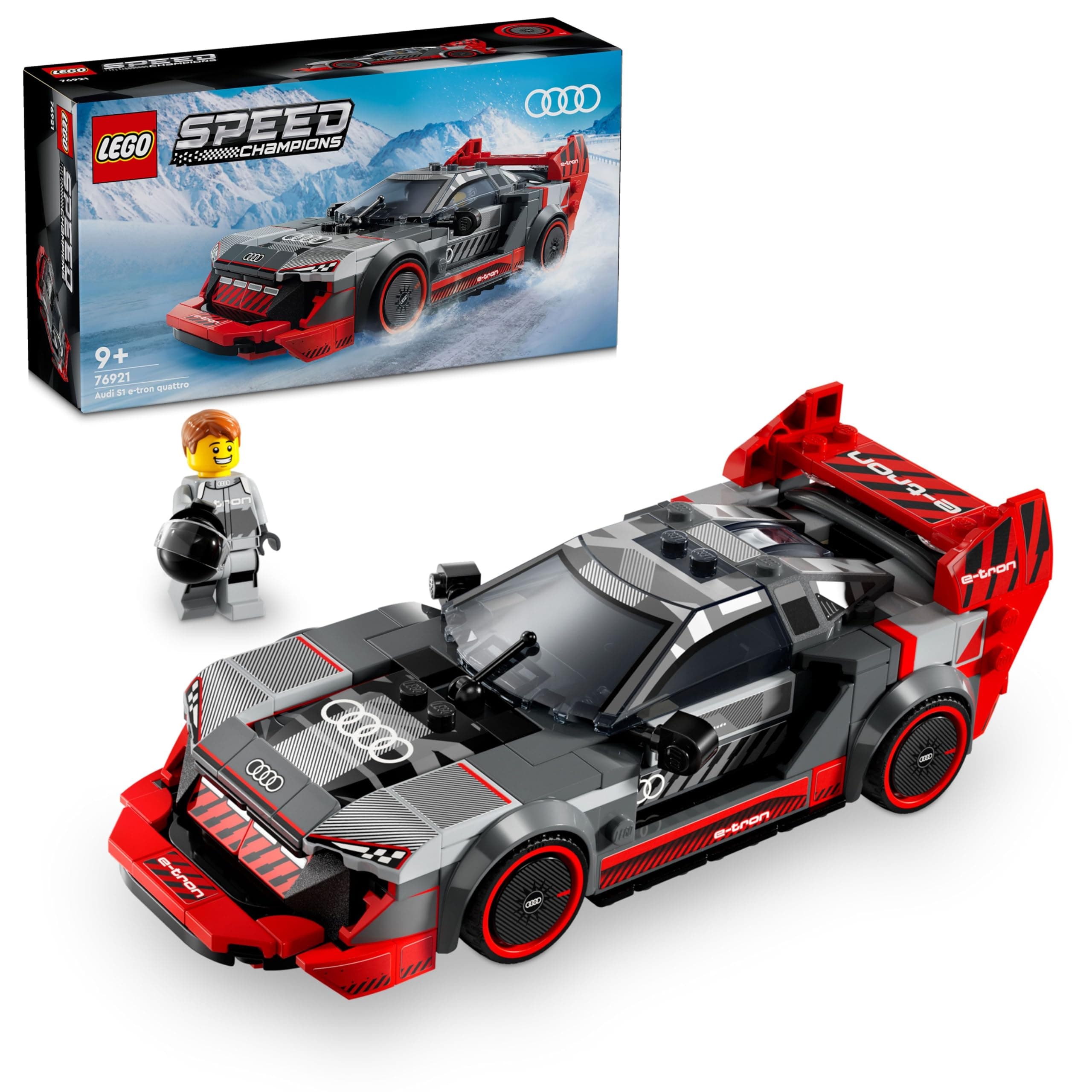 Speed Champions Audi S1 e-tron Quattro Race Car Toy Set 76921
