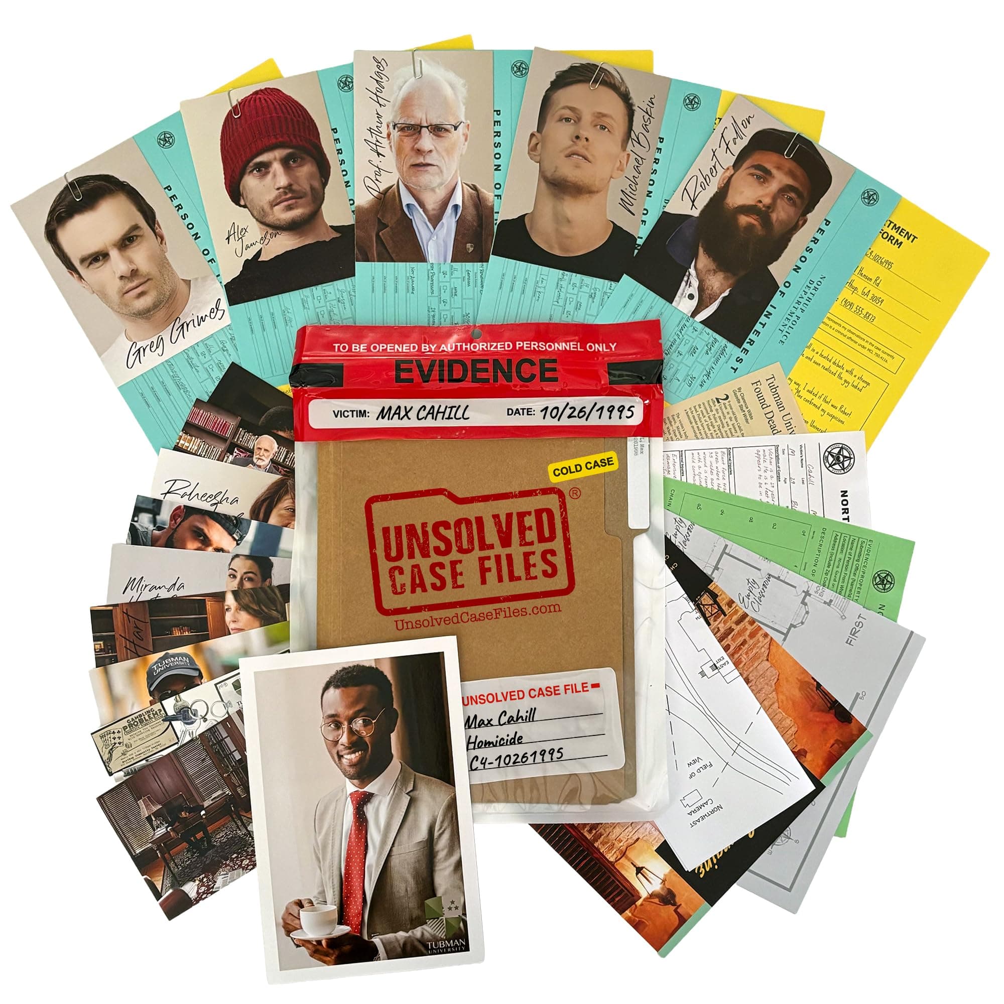 Cahill, Max - Cold Case Murder Mystery Game - Can You Solve The Crime?