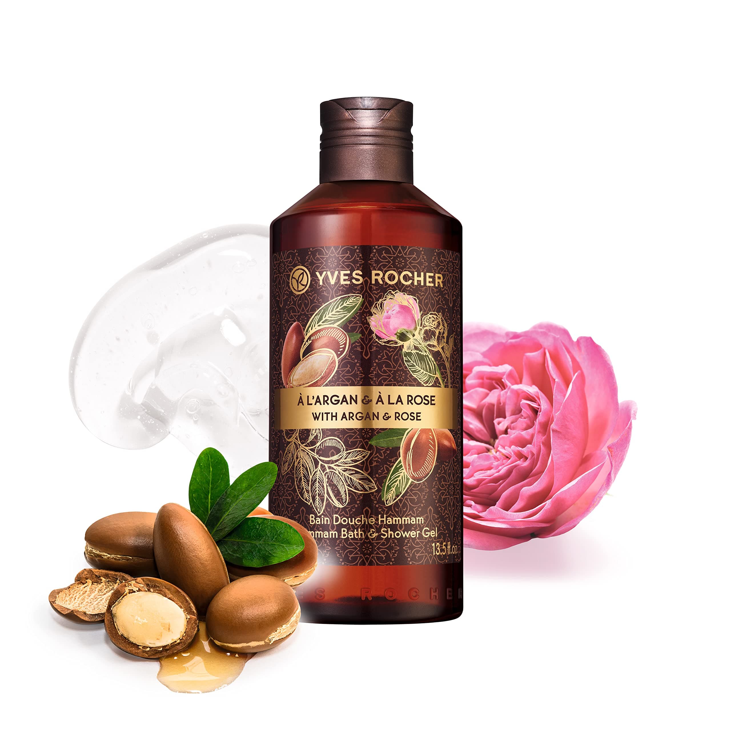 Vegan Hammam Shower Bath Argan and Rose - 400ml