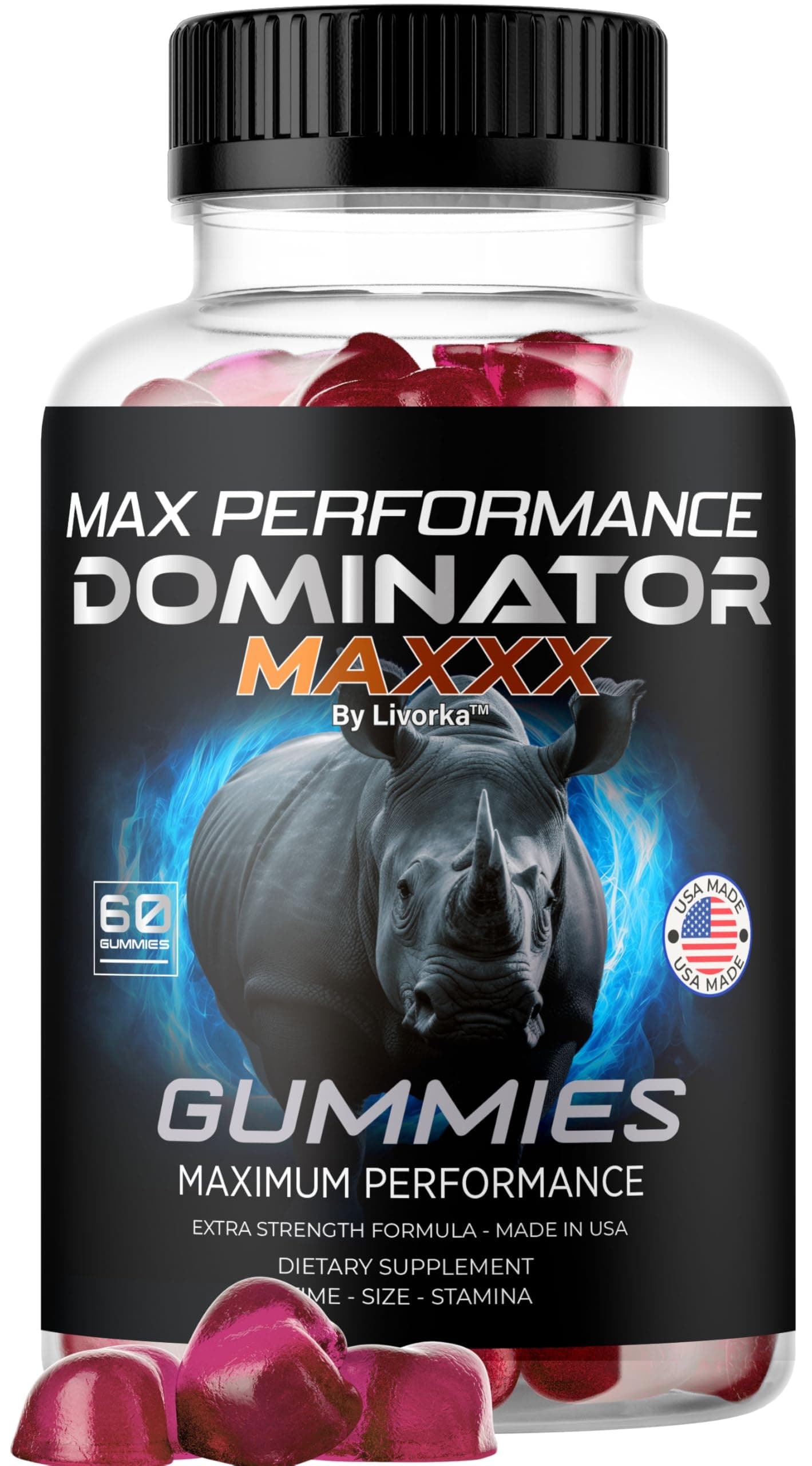 LIVORKA Dominator Maxx Gummies For Men - Dominator Maxxx, Dominator Maxxx, Dominator Maxx, Dominator Maxxx Gummies Advanced Formula, Dominator Maxxx Gummies For Men, 60 Gummies For Men