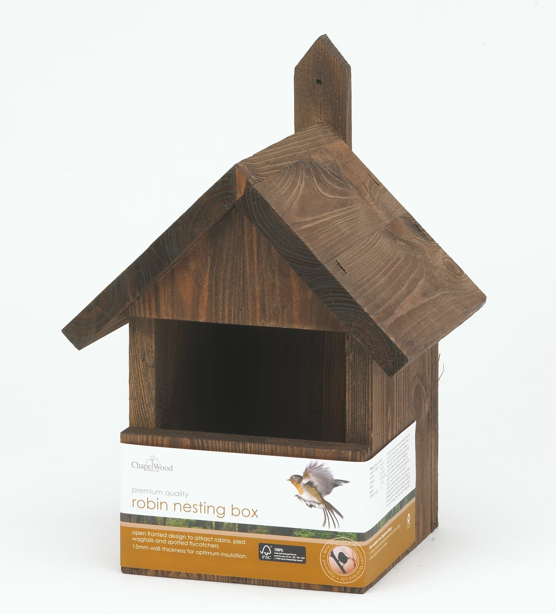 Solus Chapelwood Robin Nest Box