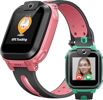 Watch Phone Z1 Kids Smart Watch, 4G Kids Smartwatch with Video and Phone Call Durable, GPS Tracker and IPX8 Water Resistance (Pink)