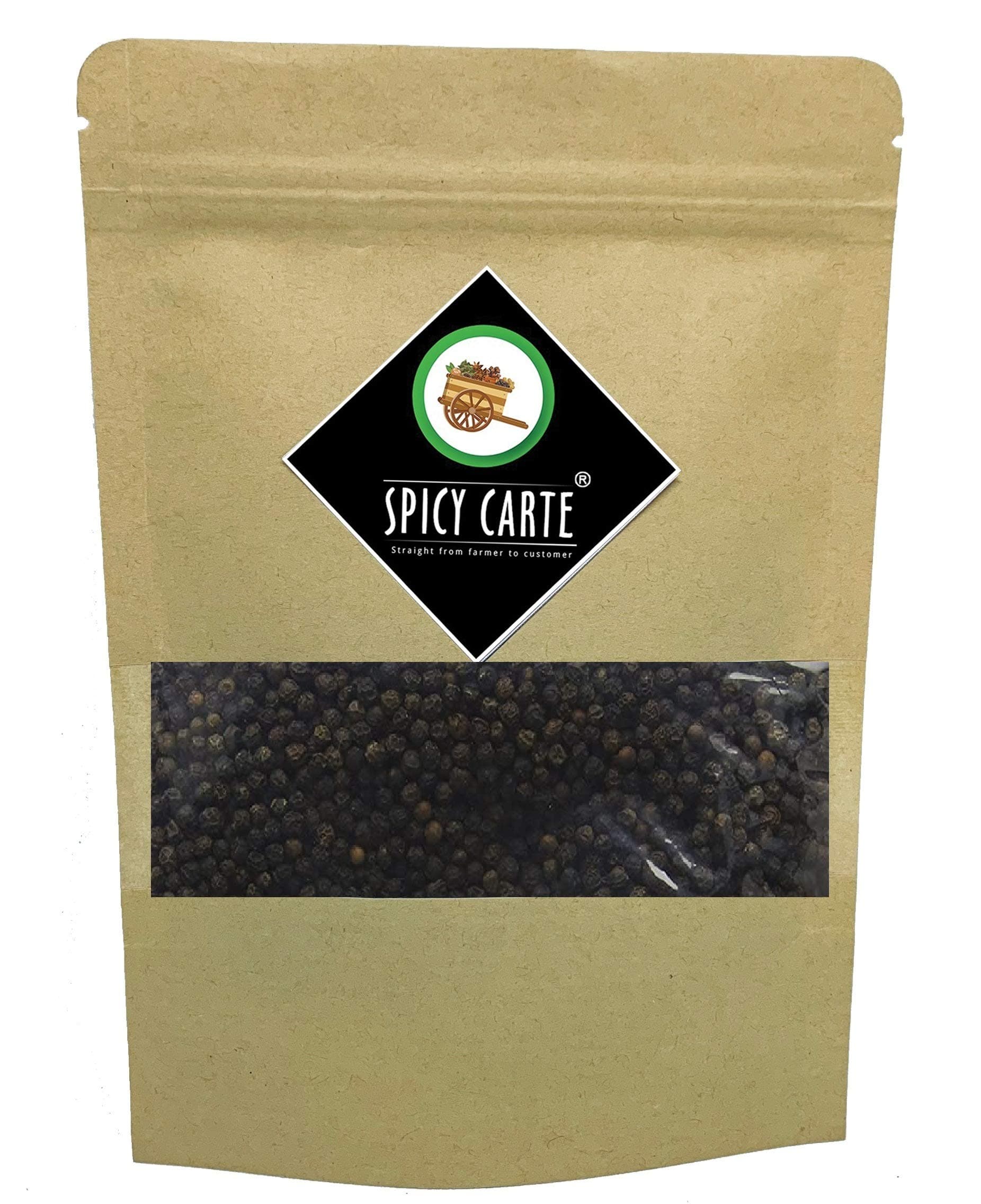 SPICY CARTE Black Pepper (Kaali Mirch) Homestead, 1Kg