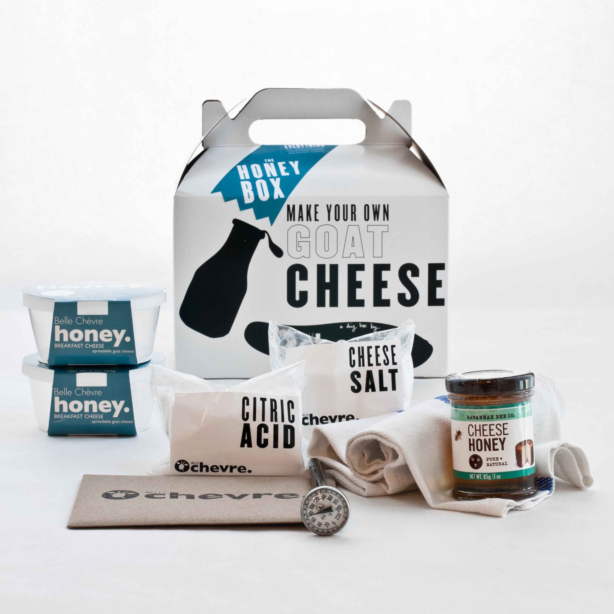 Belle Chevre DIY Cheese Kit - Honey Box