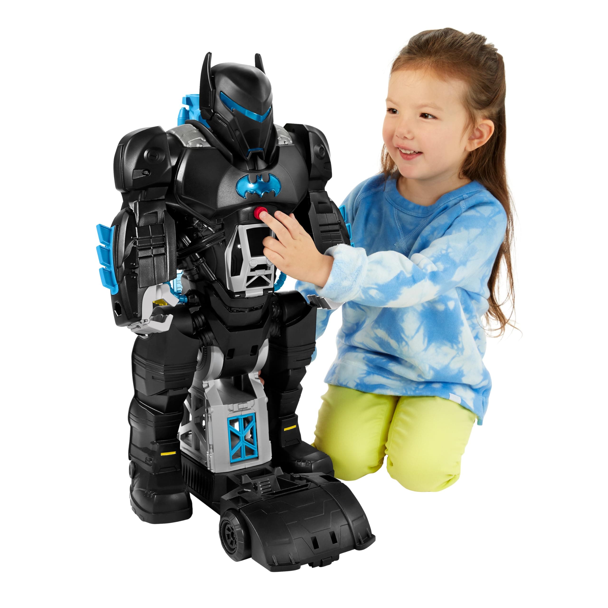 Imaginext DC Super Friends Batman Toy Bat-Tech Batbot Playset 2-Ft-Tall Robot with Lights & Sounds for Pretend Play Kids Ages 3+ Years