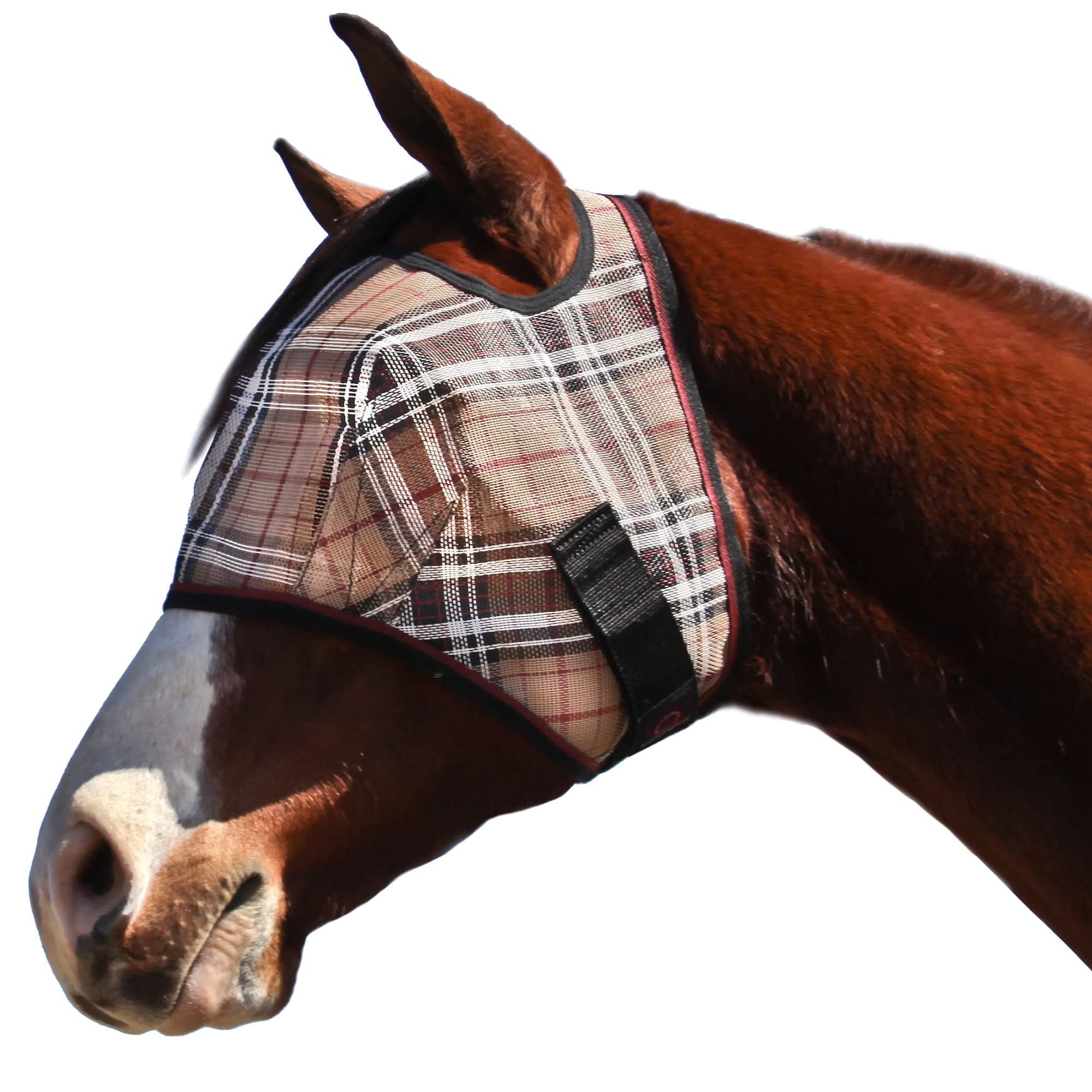Kensington Protective ProductsKensington Fly Mask with Web Trim, Deluxe Black Plaid, Large