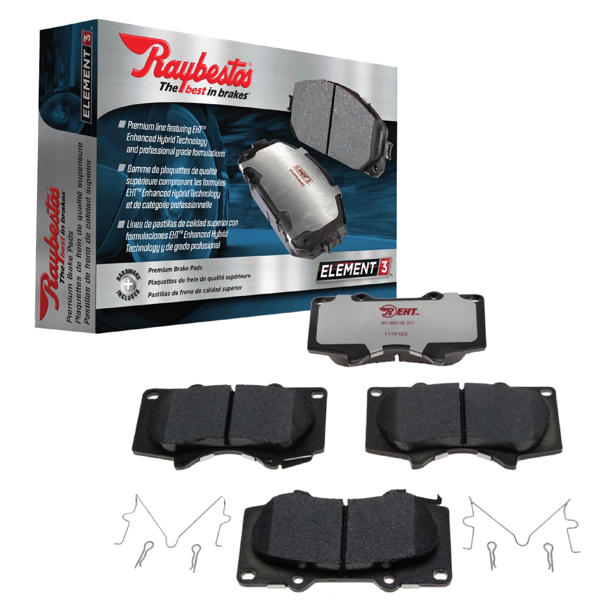 Raybestos Element3 EHT™ Automotive Replacement Rear Brake Pad for Select Nissan (Altima, Rogue, Sentra, Murano, Maxima, Pathfinder) (EHT905H)
