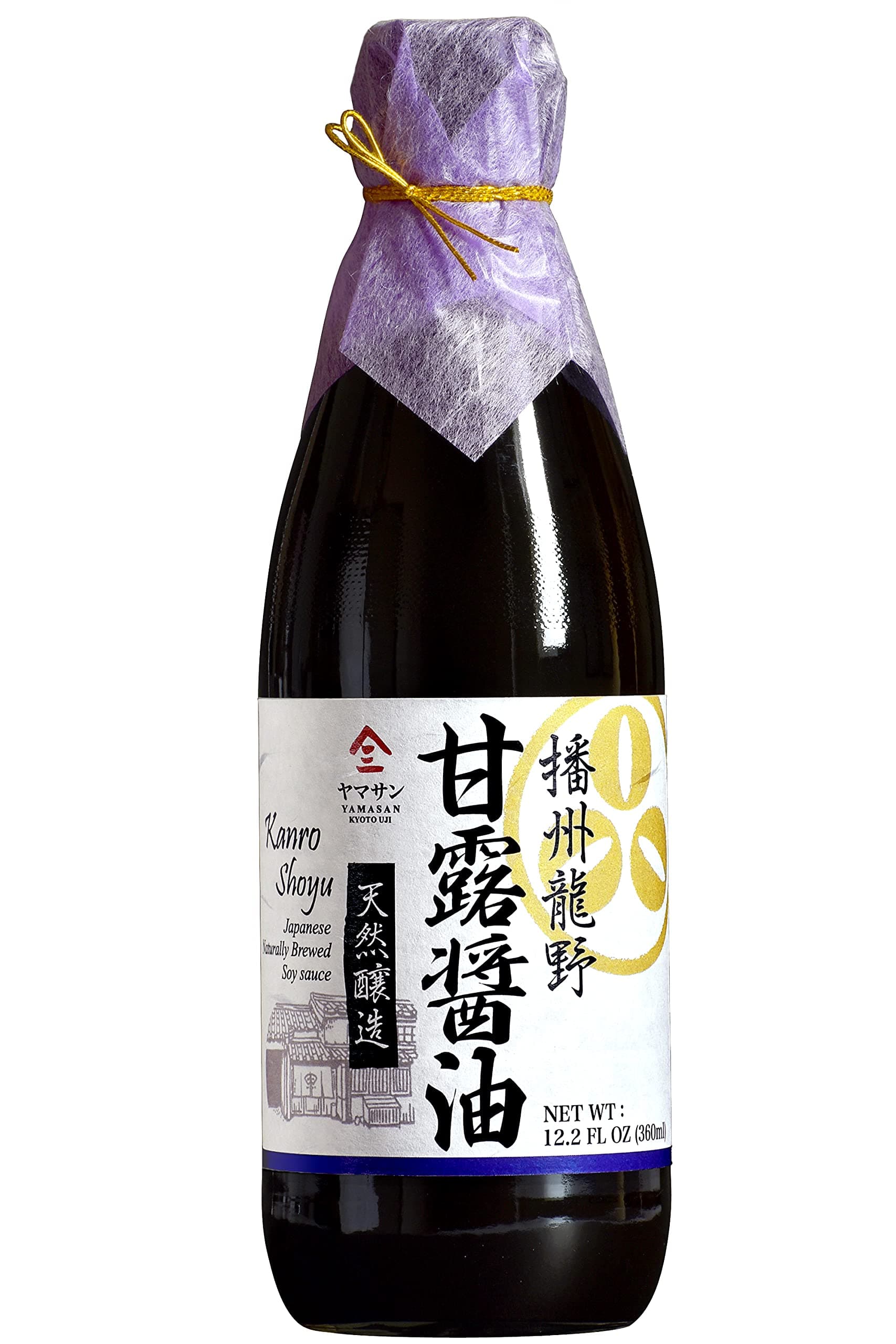 Soy Sauce -Double Brewed Vintage- 1000 Days Aged, Japanese Artisanal Handmade, Naturally Brewed, No Additives, Non-GMO, Made in Japan(360ml)