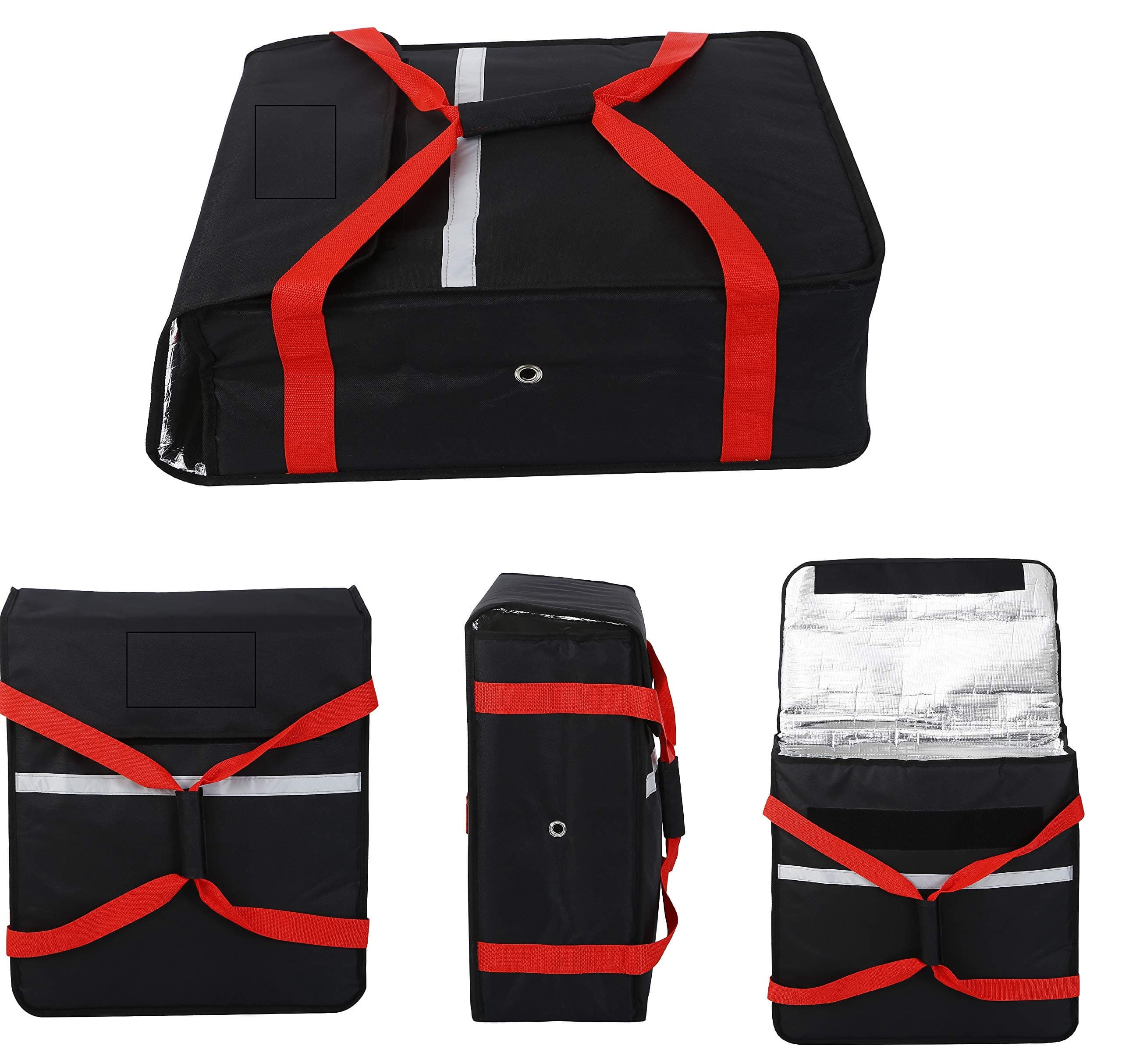 Heavy Duty Pizza Delivery Bag Size 20"x20"x8" Full Insulated all Side 51x51x20cm
