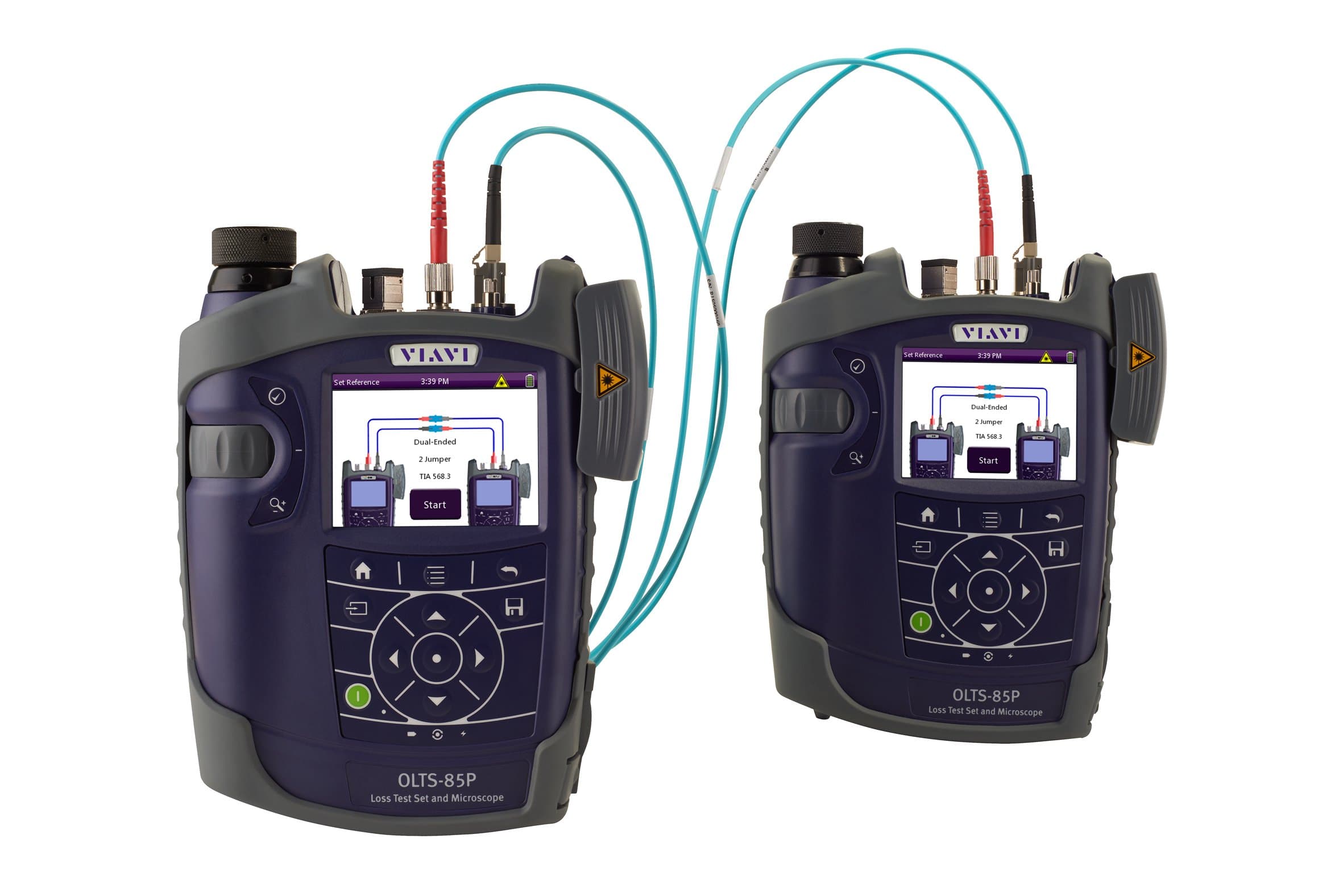 VIAVI Solutions 2325/31 Olts-85 Fiber Optical Loss (Single-Mode) Test Kit, Wavelengths: 1310 Nm + 20Nm; 1550 Nm + 20Nm, Length: + 1.5M + 1% of Length; Loss Uncertainty &Lt; 0.2 Db Accuracy, Purple