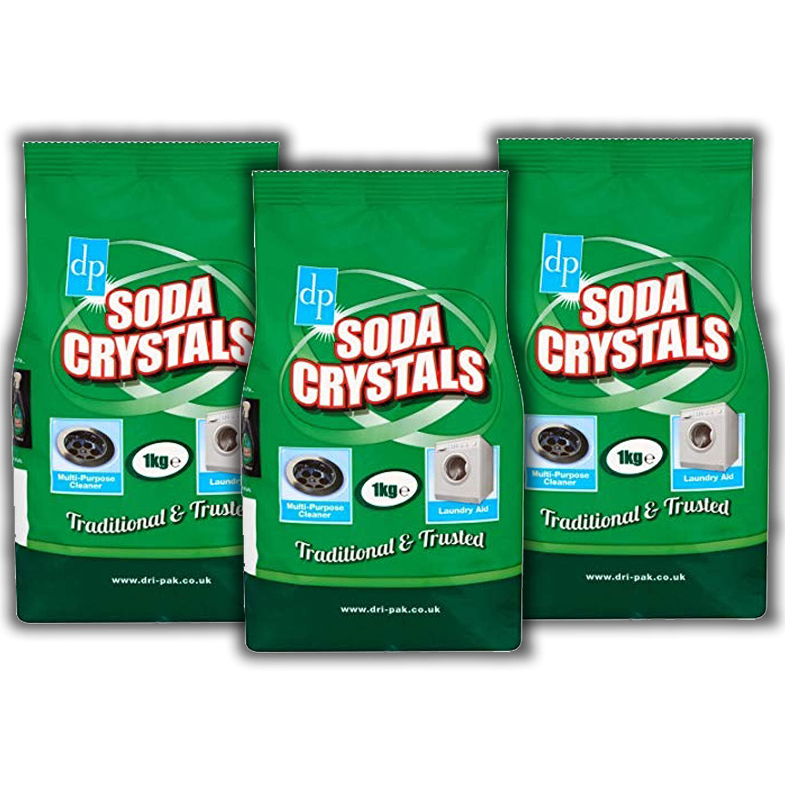 3 X Dri Pak Soda Crystal, 1kg