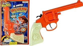 - JA-RU Cap Gun Western Wild West Super Bang (1 Unit) Action Bang Party Favors Supplies for Kids.913-1A