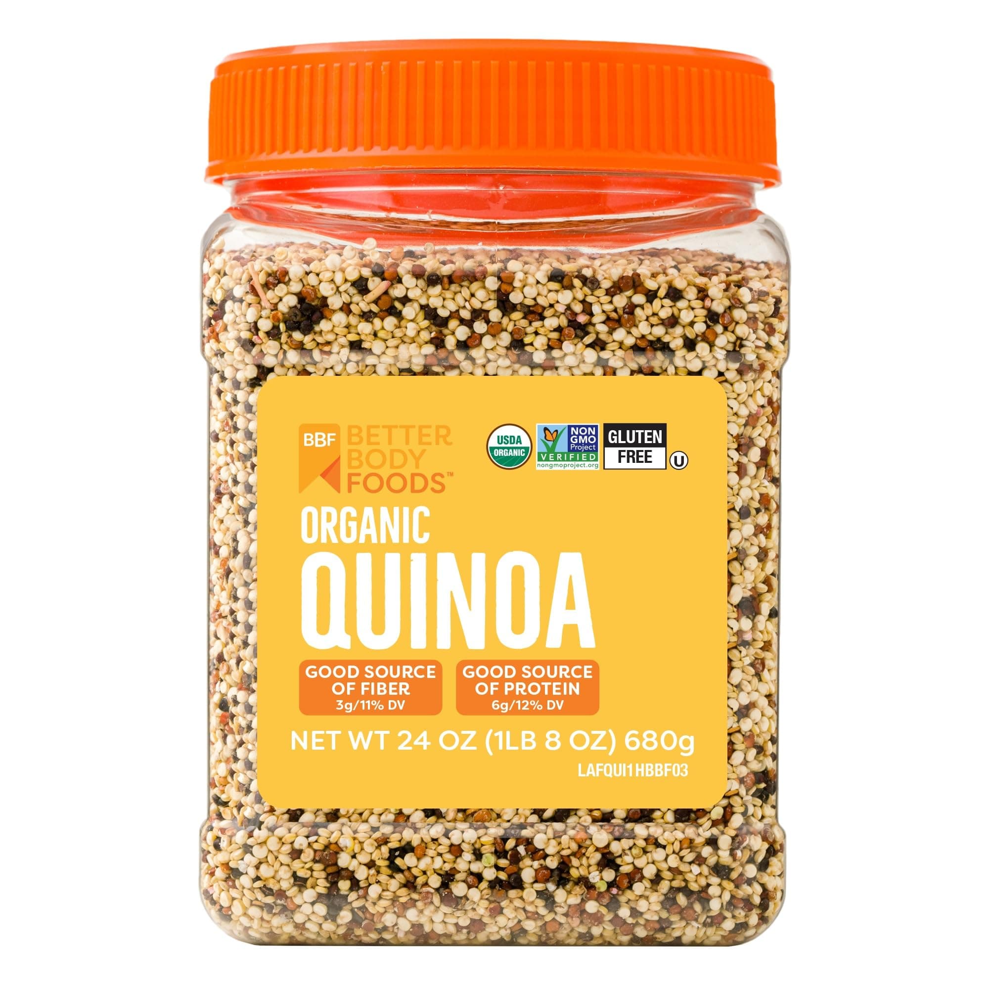 BetterBody Foods Organic Quinoa, 1.5 Lbs.