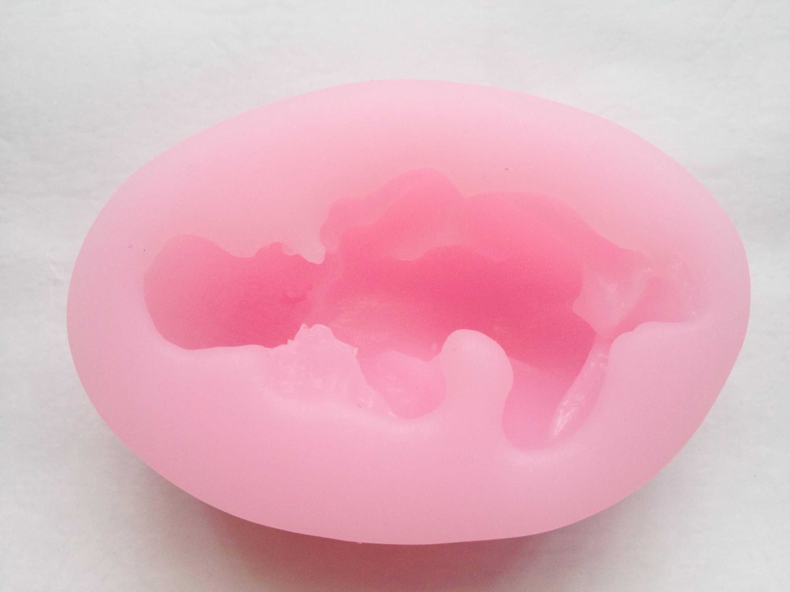 Infant SLEEPING BABY Icing silicone mould, non stick sugarcraft Sugar paste, Chocolate, Fondant, Butter, Resin, Cabochon, Polymer Clay, fimo, gum paste, PMC, Wax, Candle, Soap Mold 7x4.6x2.7cm