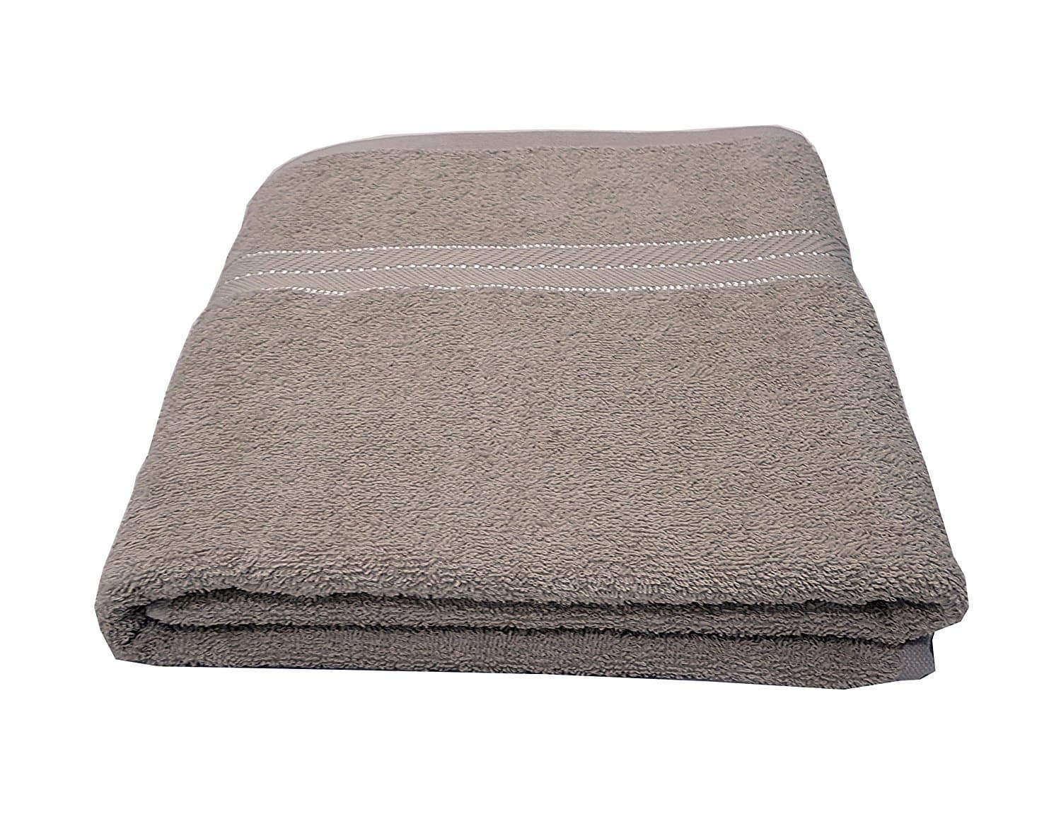 Selale Bath Towel, 100% Turkish Cotton, Large Towels for Maximum Softness and Absorbency, 35 x 55 Inch (Brown)