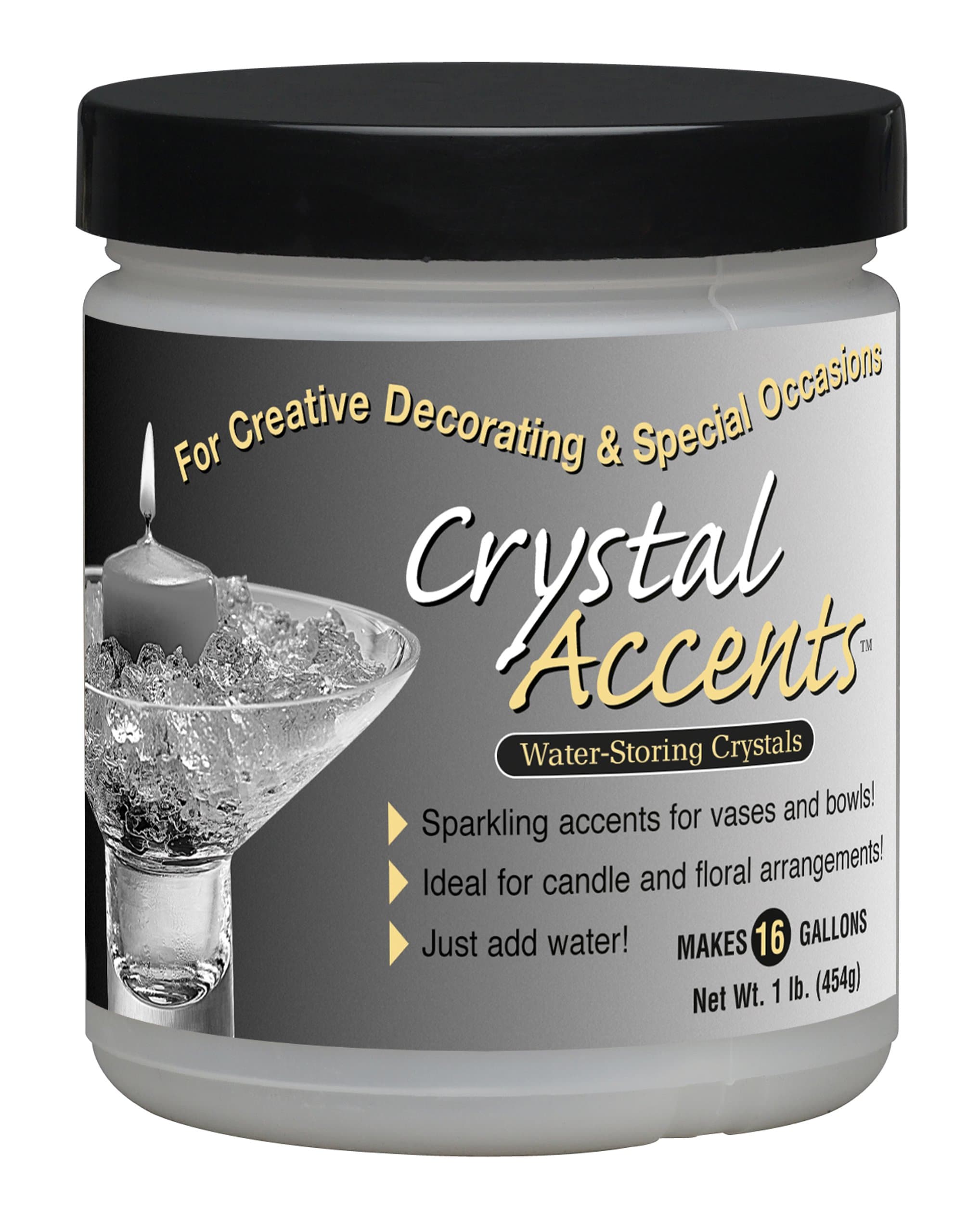 Crystal Accents CA-100C Crystal Rose 1-Pound Jar