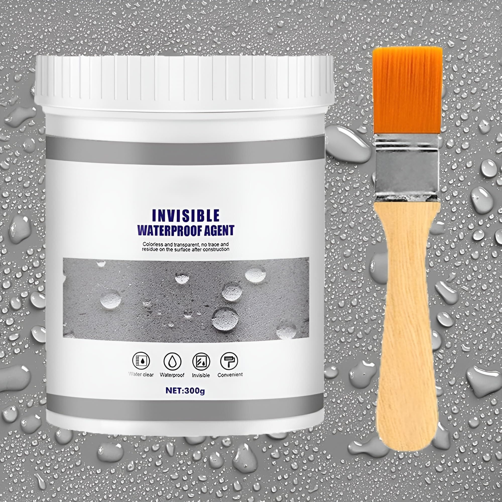 Roof Water Leakage Solution,Waterproof Glue,Sealant Glue,Water Leakage Solution,Waterproof Coating,Water Proof Glue,Transparent Crack Seal, Liquid Rubber for Waterproofing (300 Gram) Pack of 1