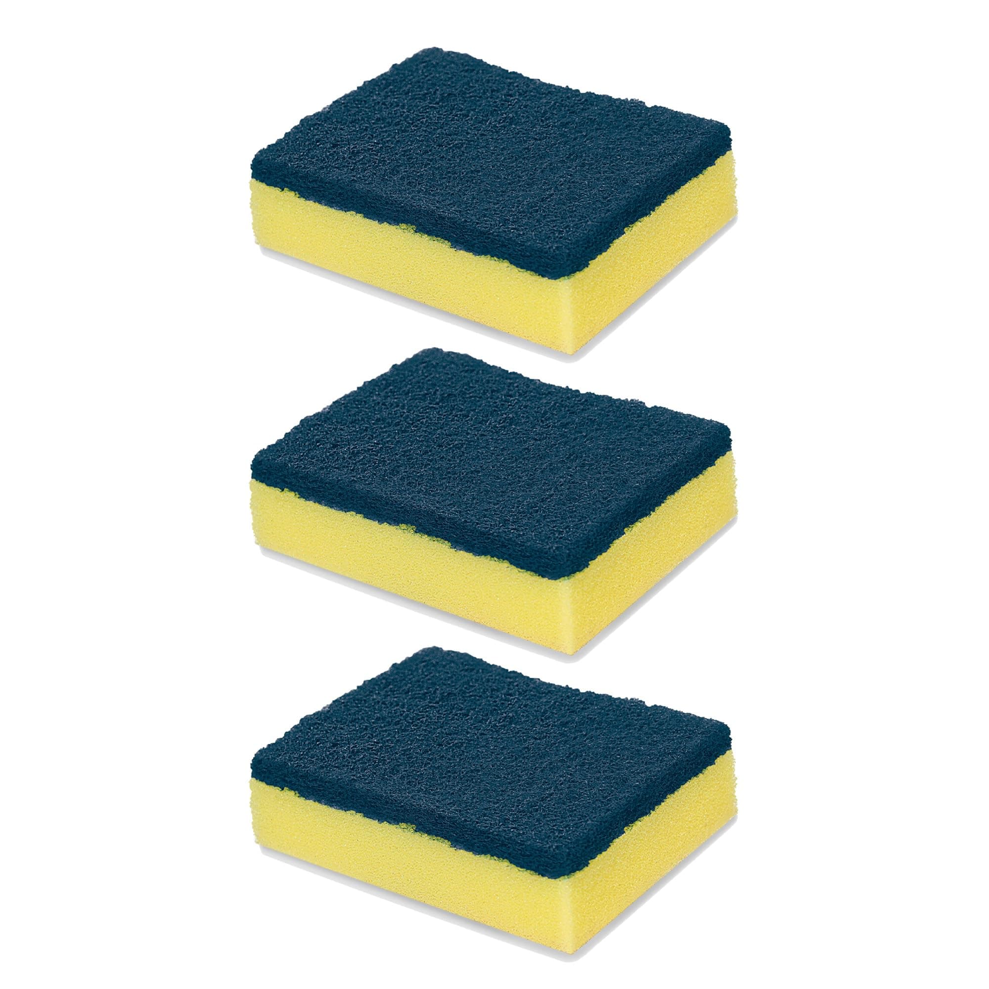 Plastic Antibacteria Power Scrub, Pack of 3, Blue