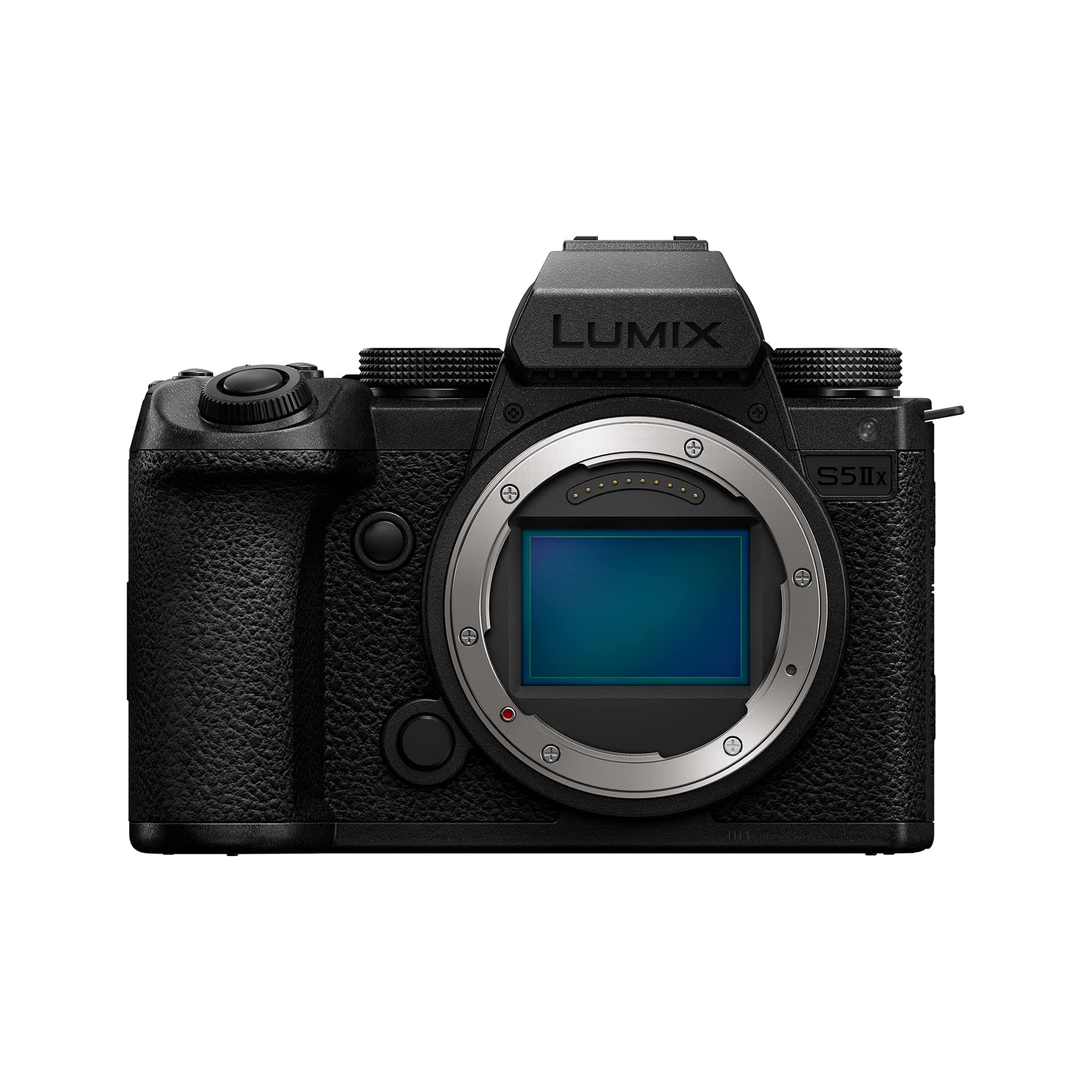 LUMIX S5IIX Mirrorless Camera, 24.2MP Full Frame with Phase Hybrid AF, New Active I.S. Technology, 5.8K Pro-Res, RAW Over HDMI, IP Streaming - DC-S5M2XBODY