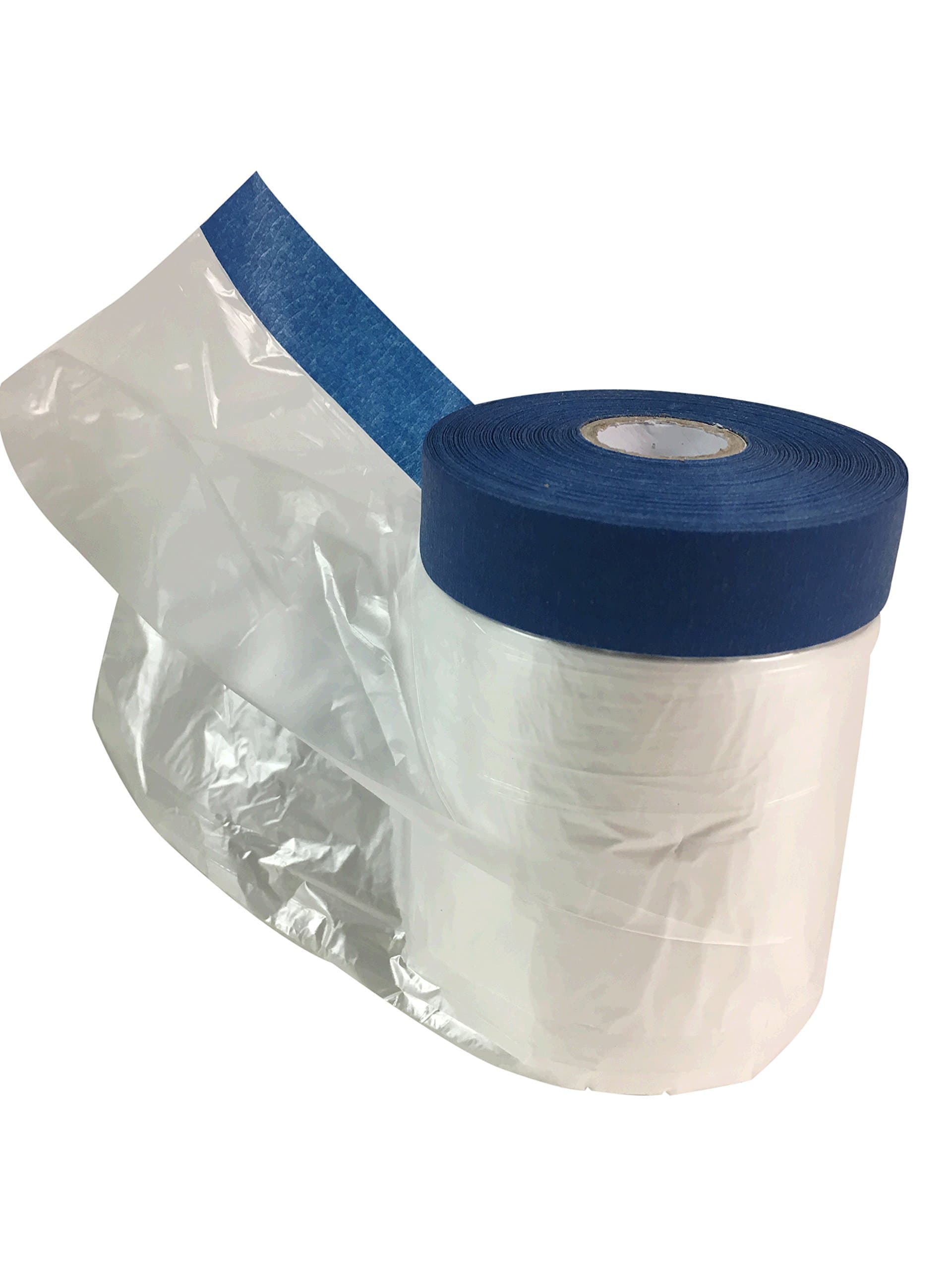 Pre-Taped Easy Mask Tape and Drape Plastic Sheeting for Painting- 22 Inches by 108 Feet