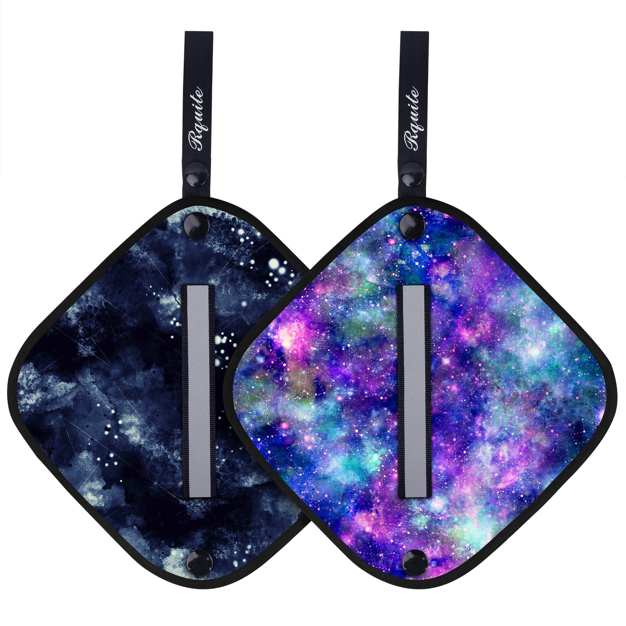 Rquite 2 Pack Pee Cloth, Pee Rag with Reflective Stripe, Reusable Absorbent Wipes for Women Hiking/Camping/Backpacking, Ecofriendly alt. to Toilet Paper