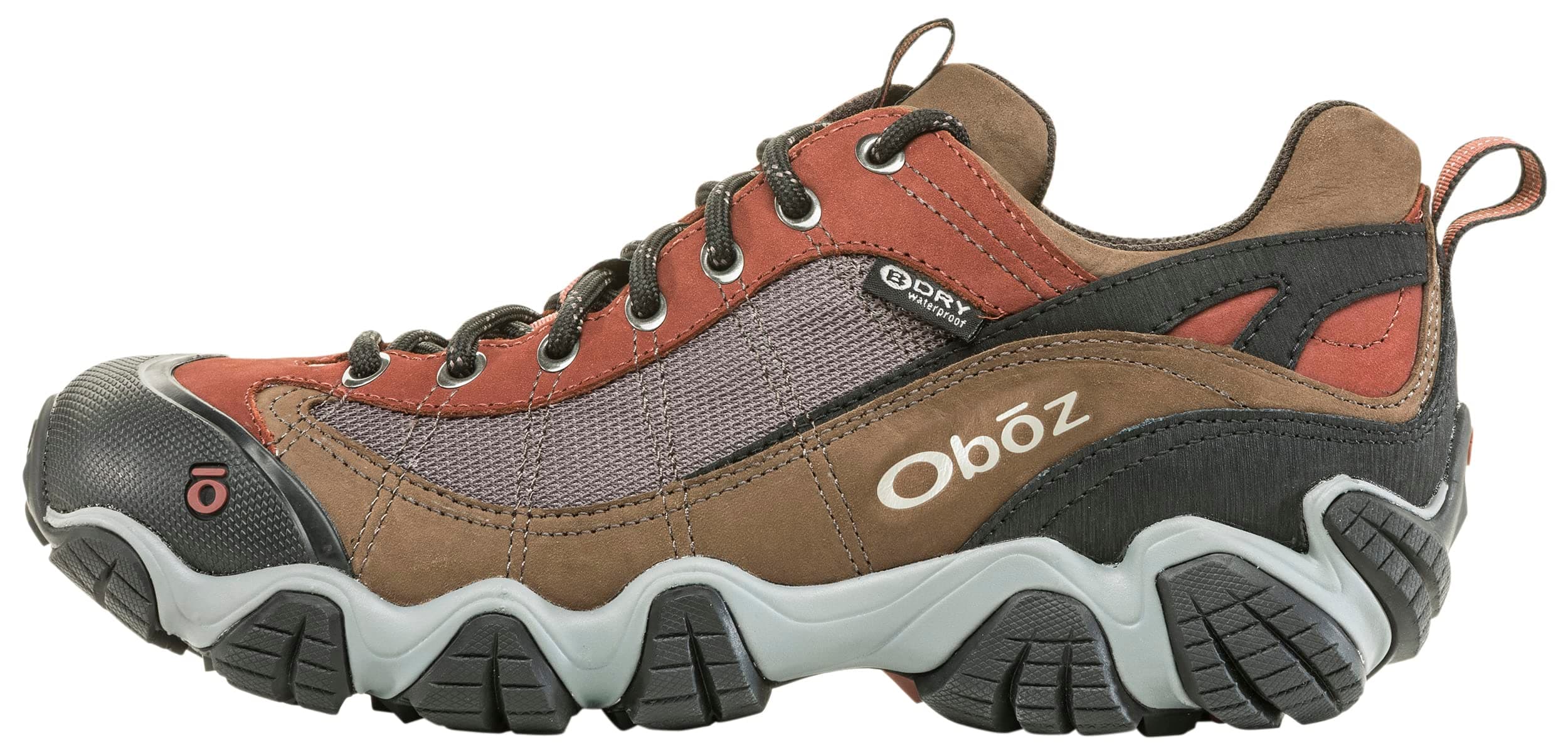 Oboz Men's Firebrand II Low B-DRY Hiking Shoe, Earth, 9.5