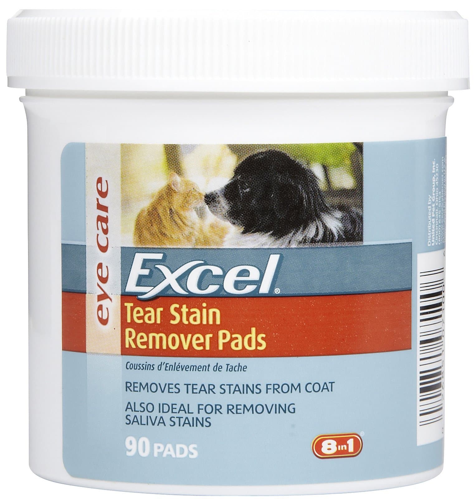 Tear Clear Stain Remover Pads For Cats & Dogs