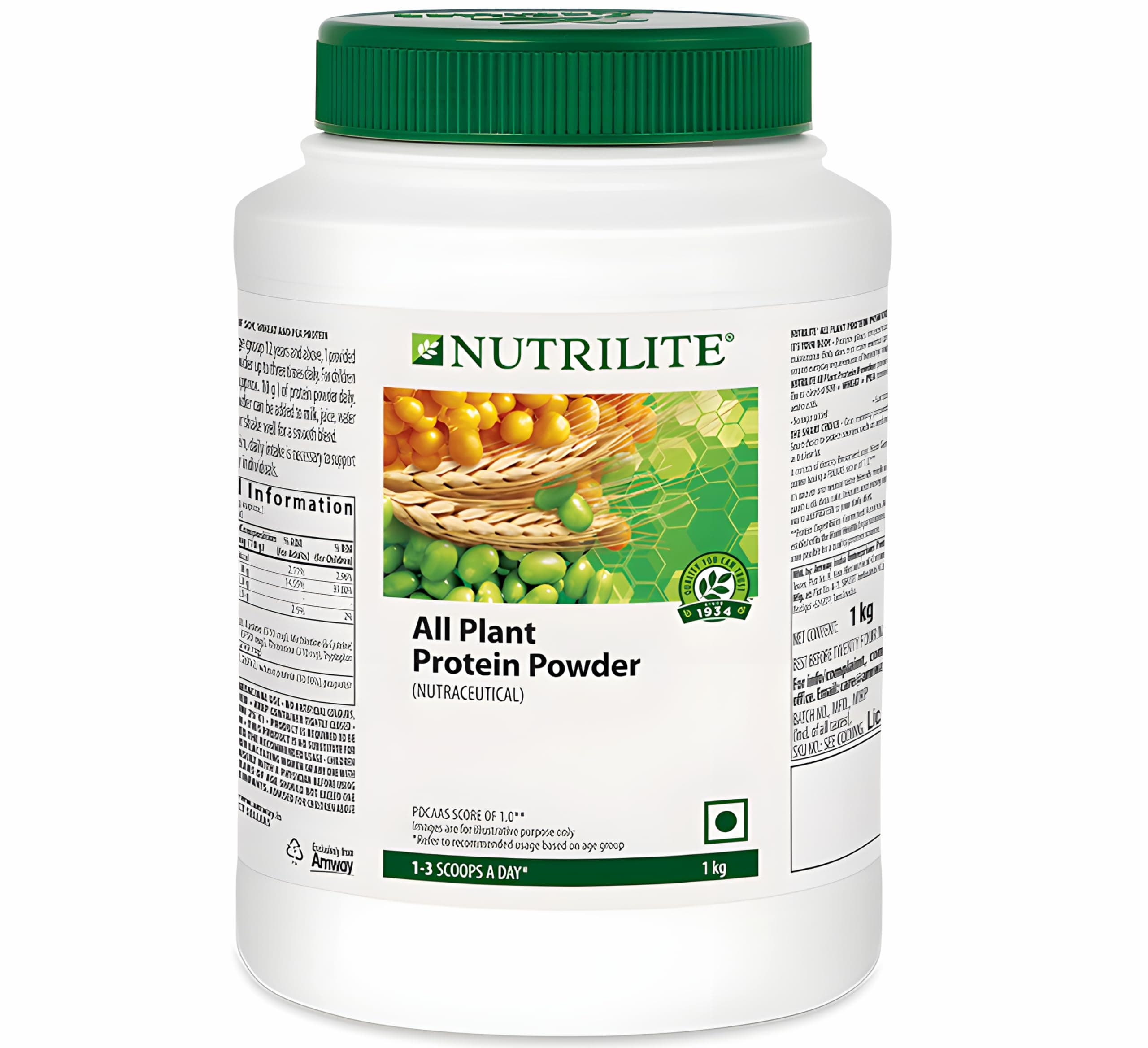 Nutrilite All Plant Protein Powder - 1kg and styl hairhead band [ASSORTED] - COMBO