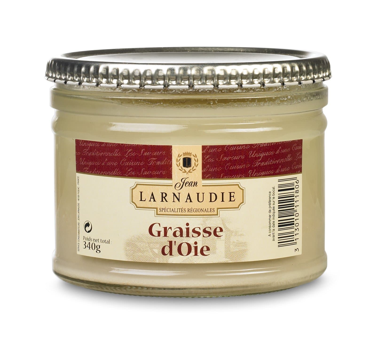 Jean Larnaudie Goose Fat from France - 340 grams