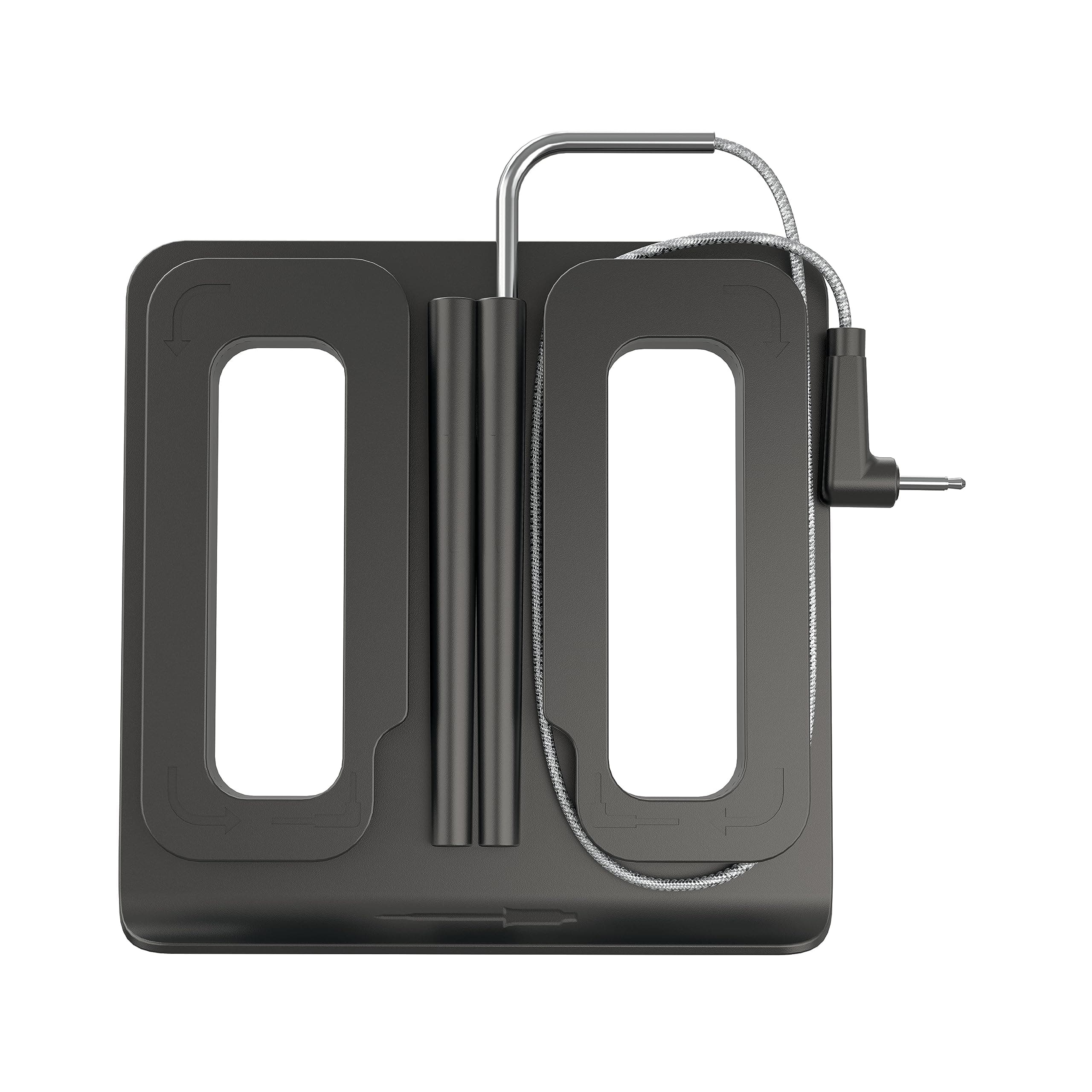 XSKPROBEXL Woodfire Smart Thermometer Compatible with OG900 Series Additional Thermometer to Monitor Multiple Proteins Controlled Grilling and Smoking Includes Dual Storage Box Black/Silver