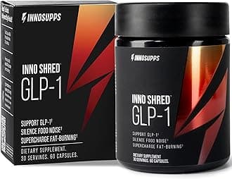 - InnoSupps Inno Shred GLP-1 - Thermogenic Support + Appetite Support + Energy* - Berberine + Chromium - 60 Capsules. 30 Servings.